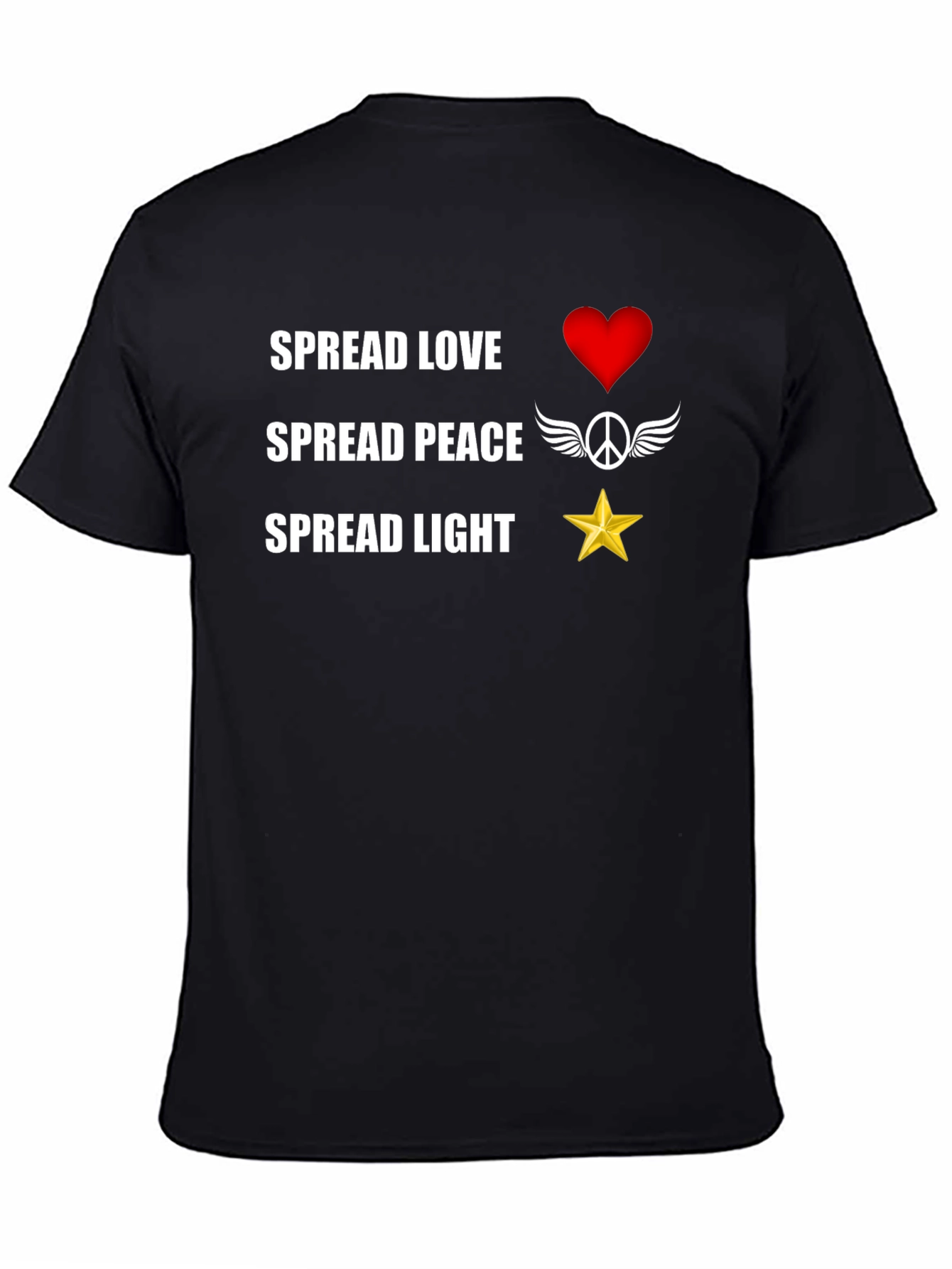Spread Love Peace Light T-Shirt