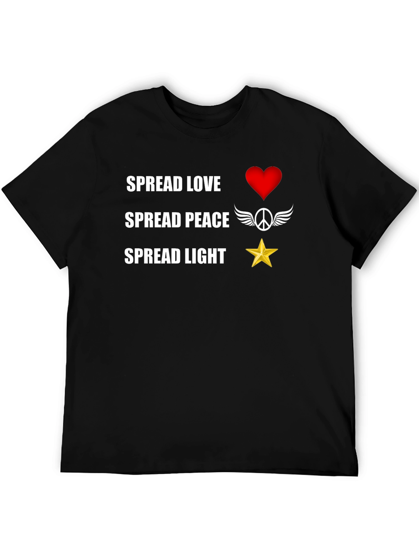Spread Love Peace Light T-Shirt