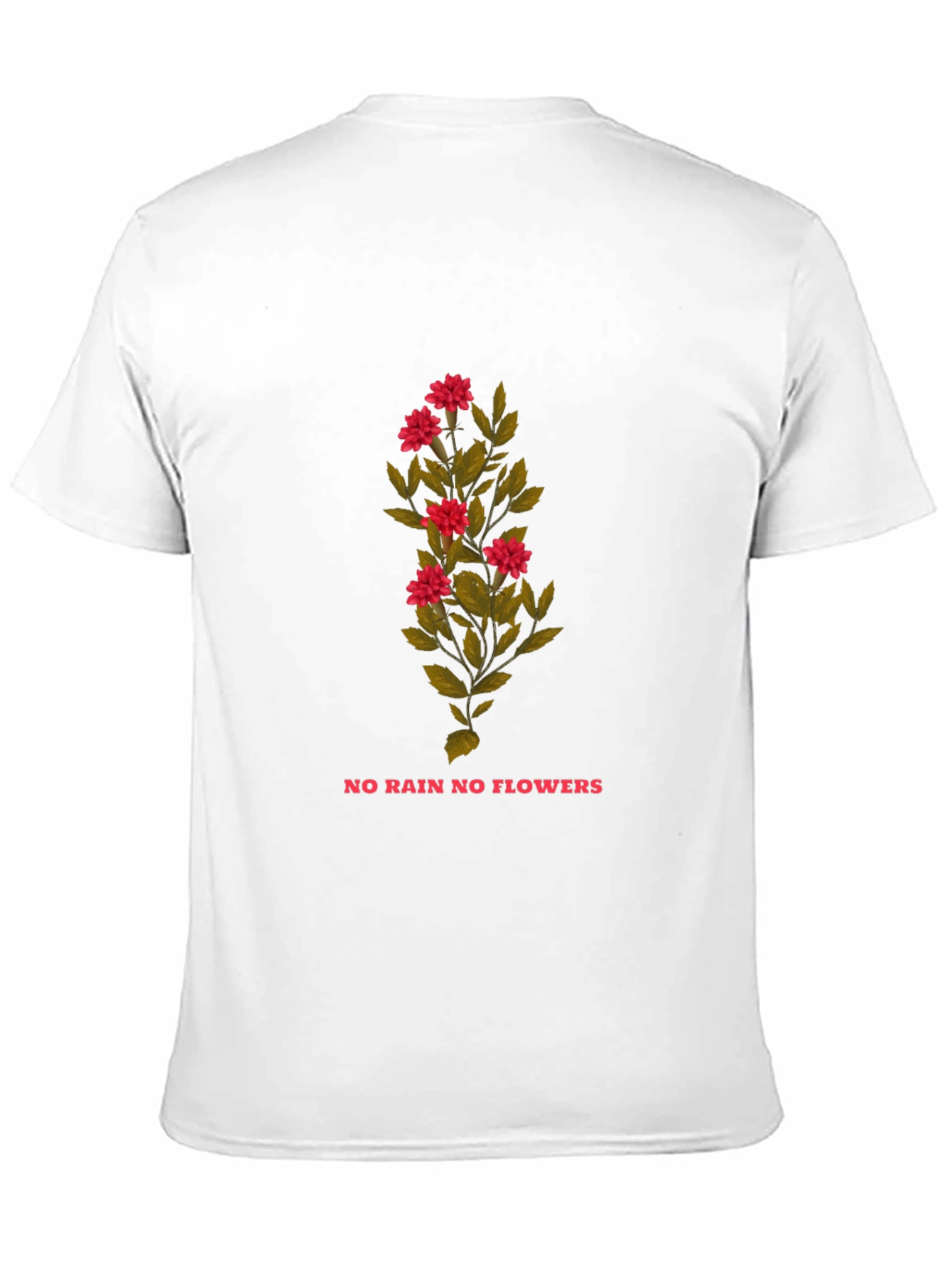 Floral No Rain No Flowers Graphic Tee