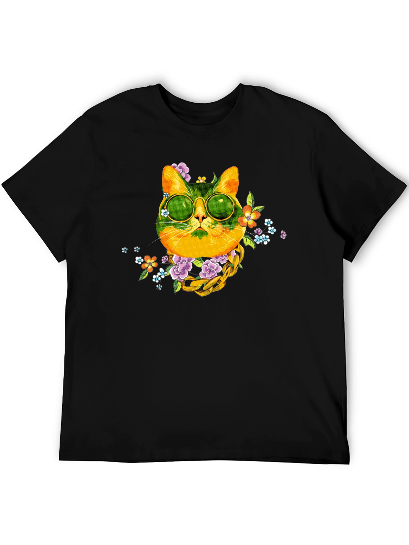 Cool Cat Graphic Tee - Trendy Style