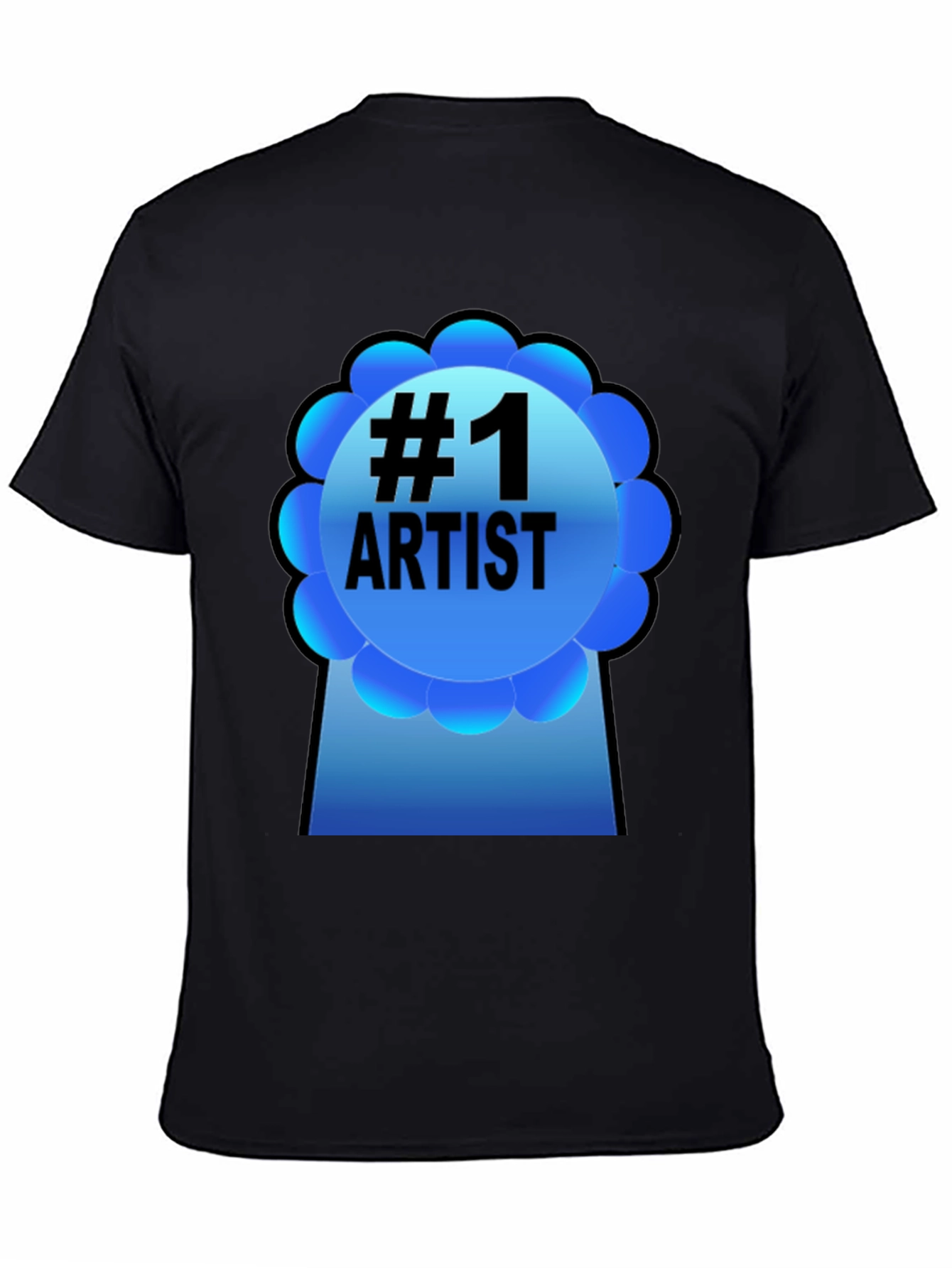 #1 Artist Graphic T-Shirt - Black