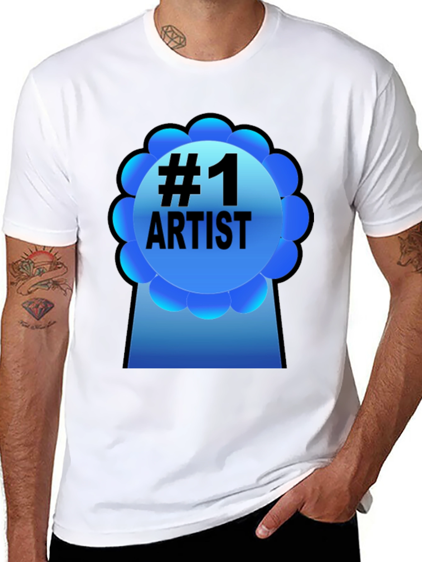 #1 Artist Graphic T-Shirt - Black
