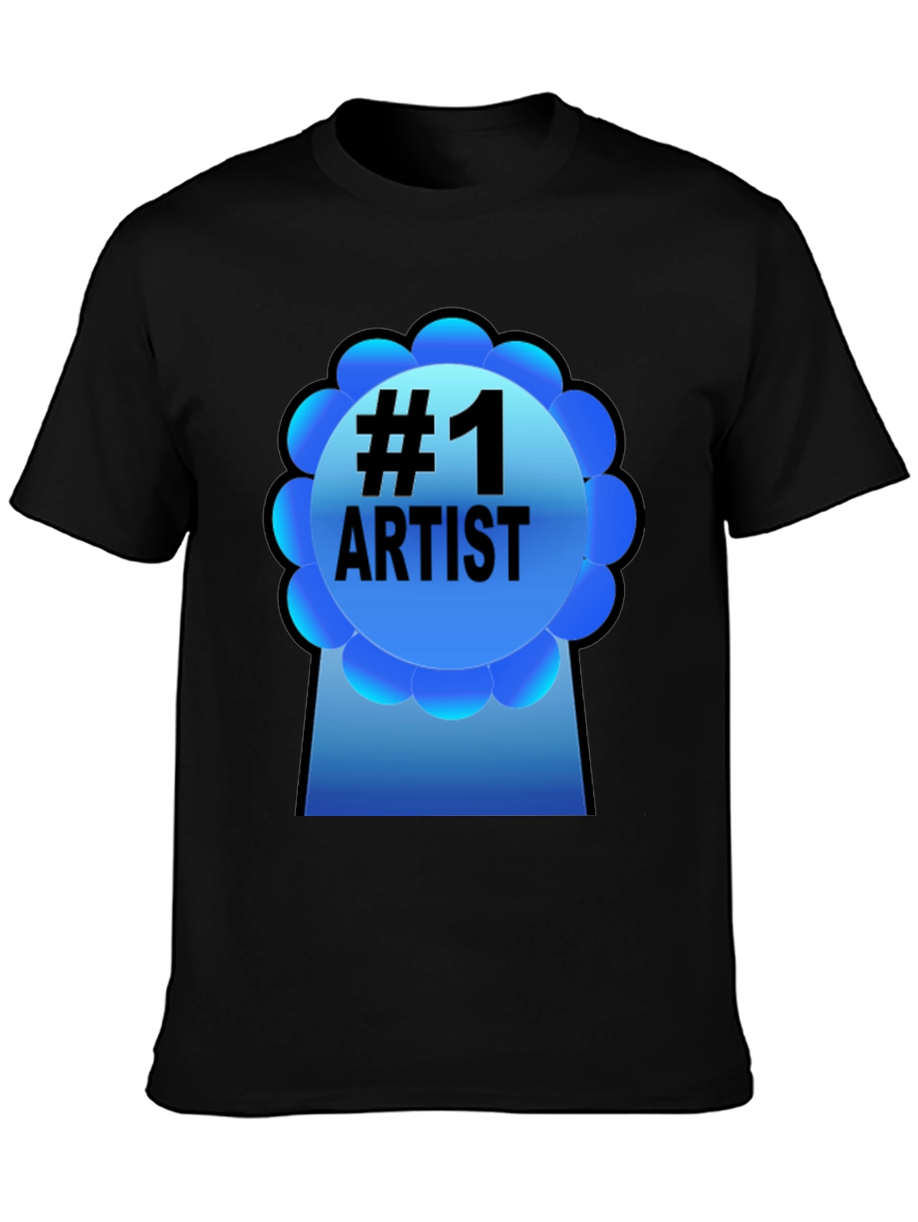 #1 Artist Graphic T-Shirt - Black