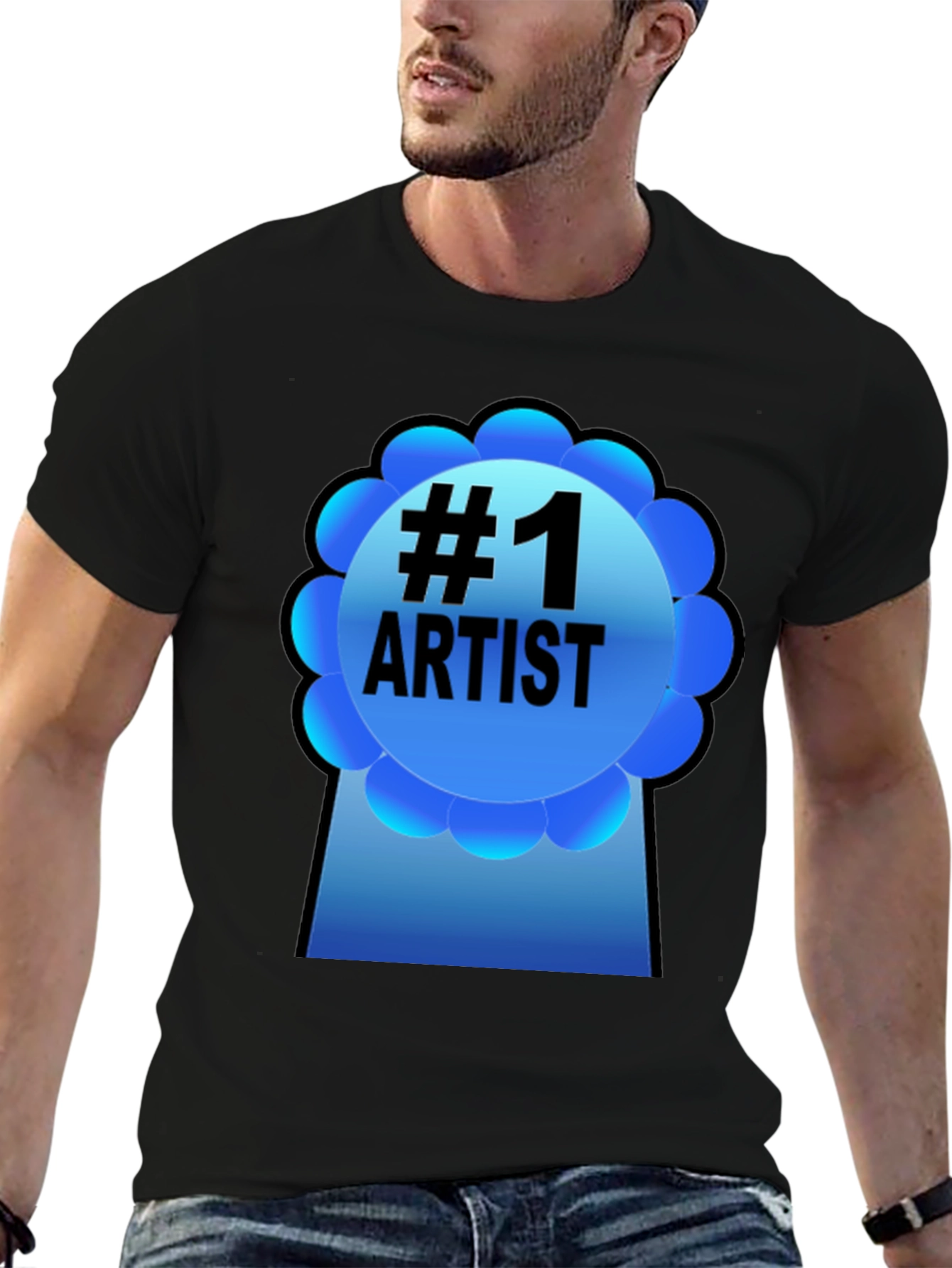 #1 Artist Graphic T-Shirt - Black