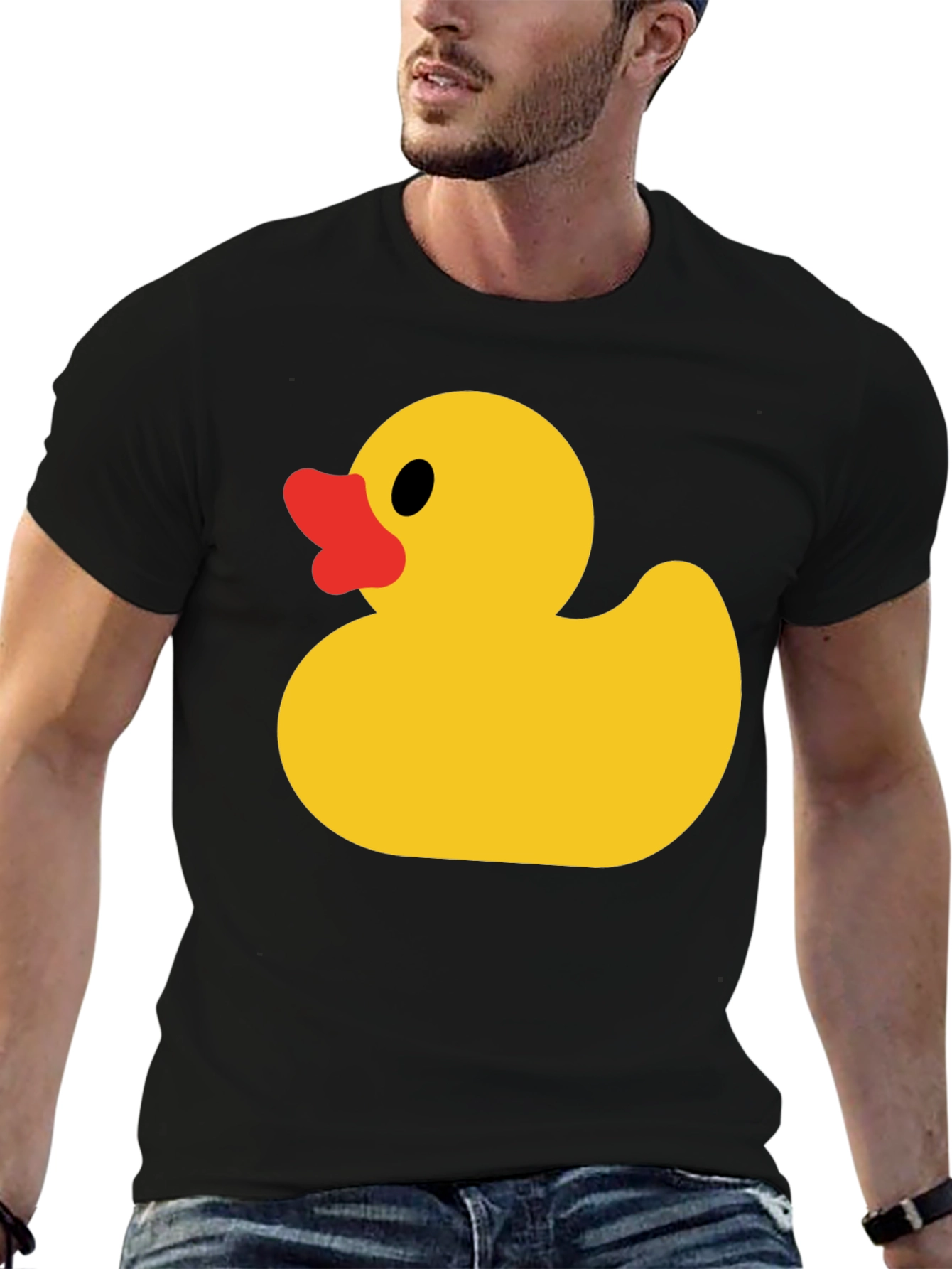 Rubber Duck Graphic T-Shirt - Black Cotton Tee