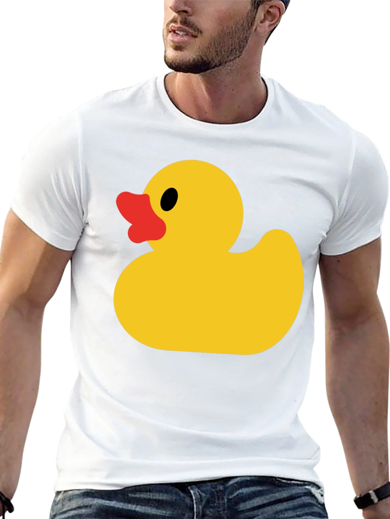 Rubber Duck Graphic T-Shirt - Black Cotton Tee