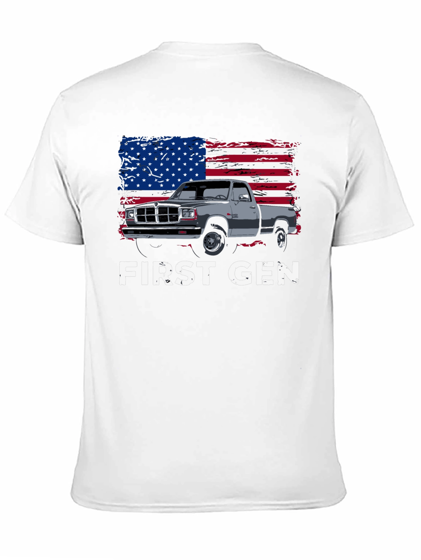 First Gen Truck American Flag Graphic T-Shirt