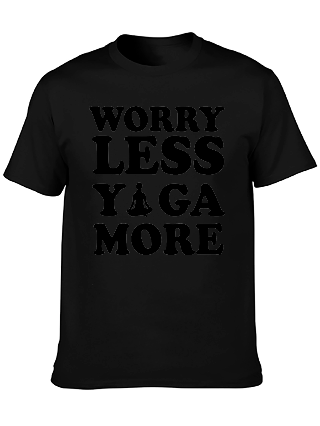 Worry Less Yoga More Graphic T-Shirt