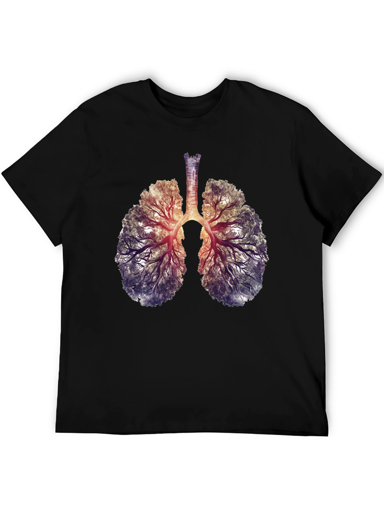 Anatomical Lungs Tree T-Shirt