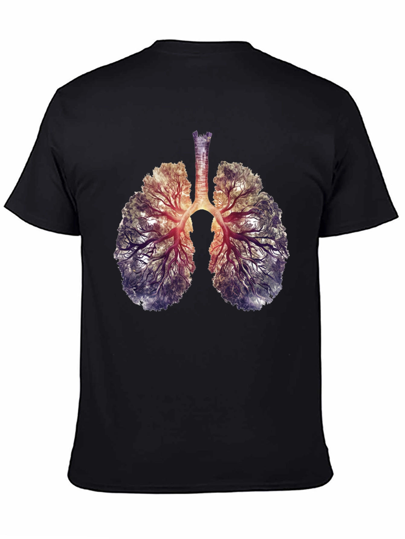 Anatomical Lungs Tree T-Shirt