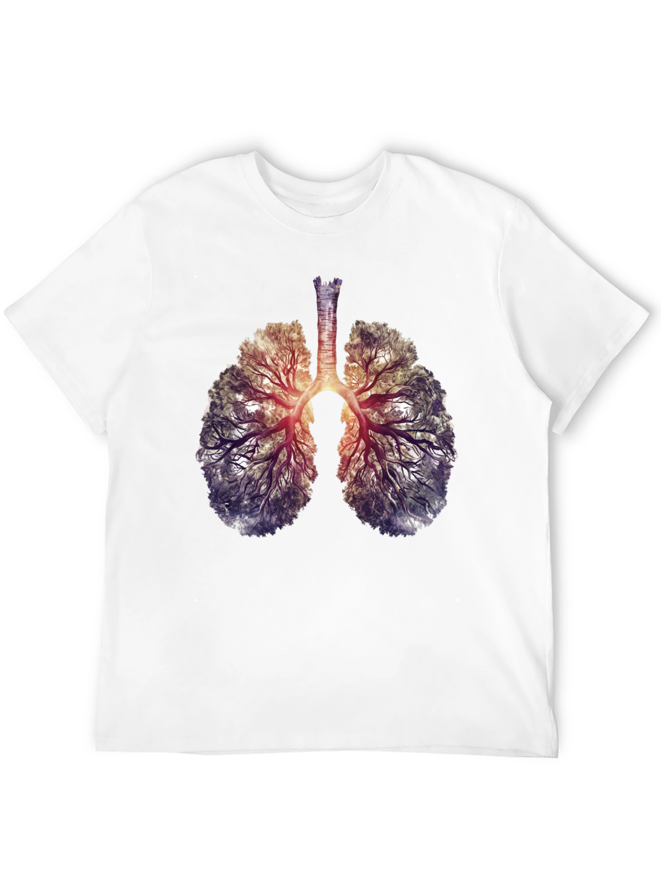 Anatomical Lungs Tree T-Shirt