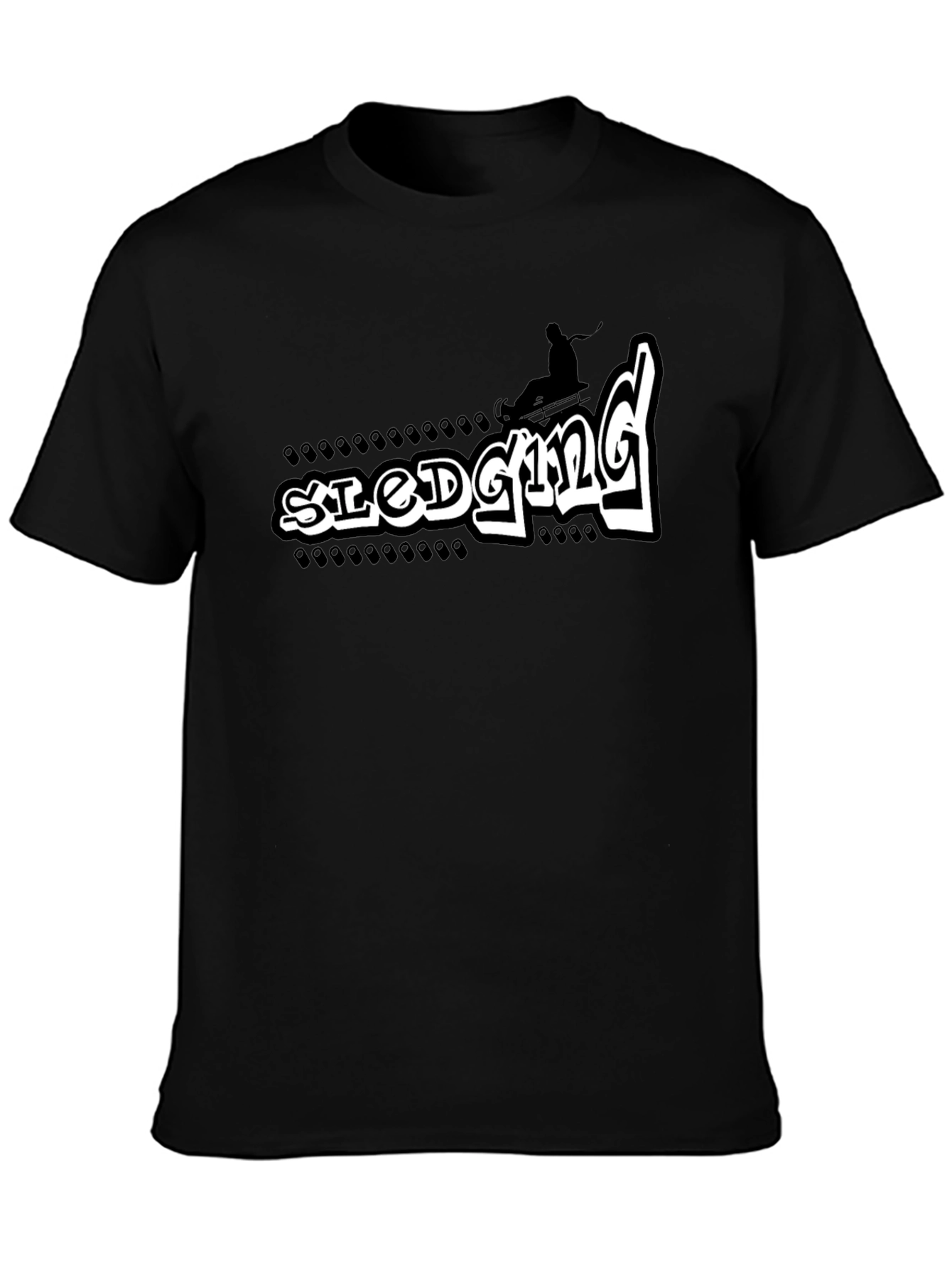 Sledging Graphic Tee - Winter Sport Shirt