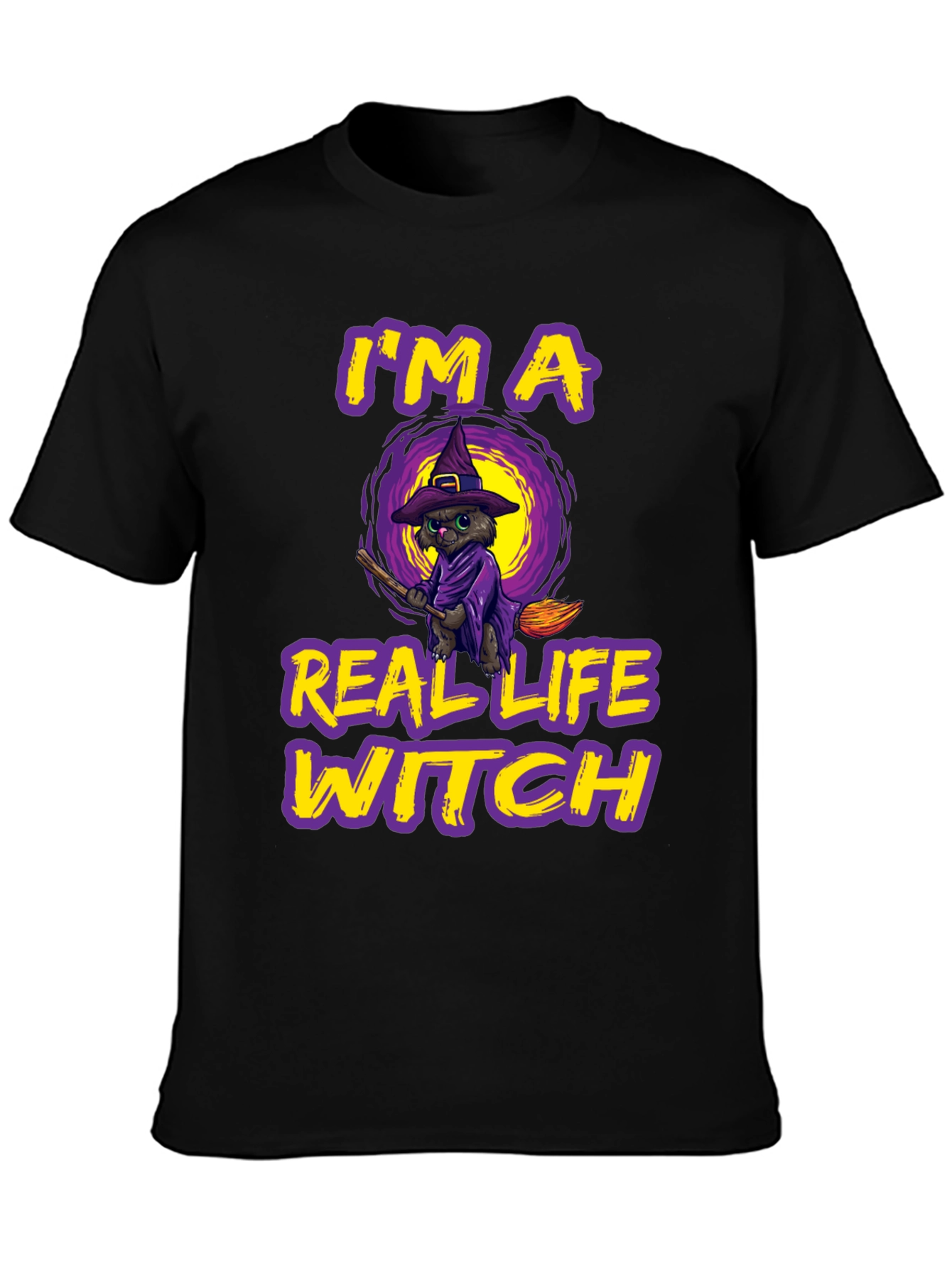 Real Life Witch Cat T-Shirt