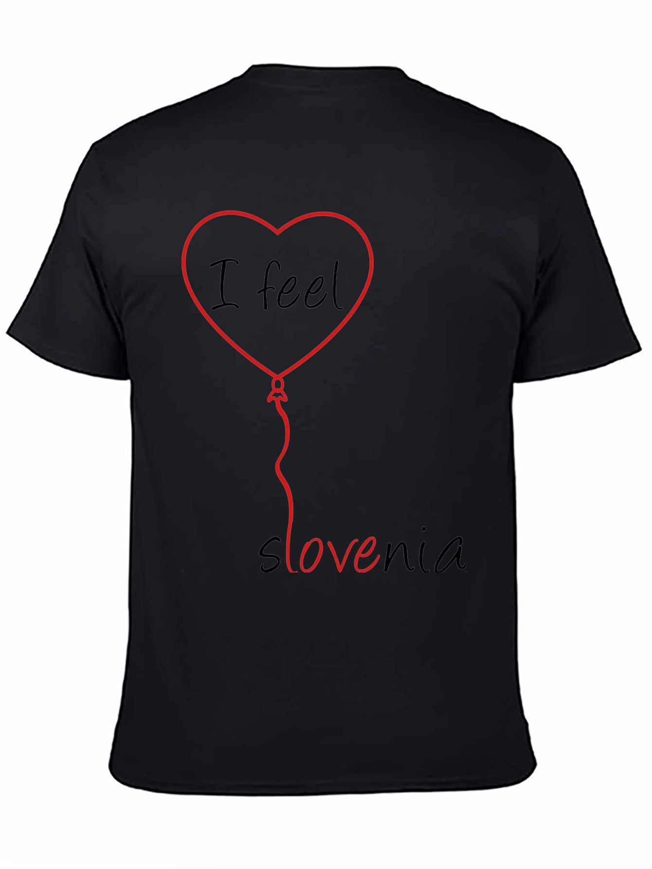 I Feel Slovenia T-Shirt - Heart Balloon Design