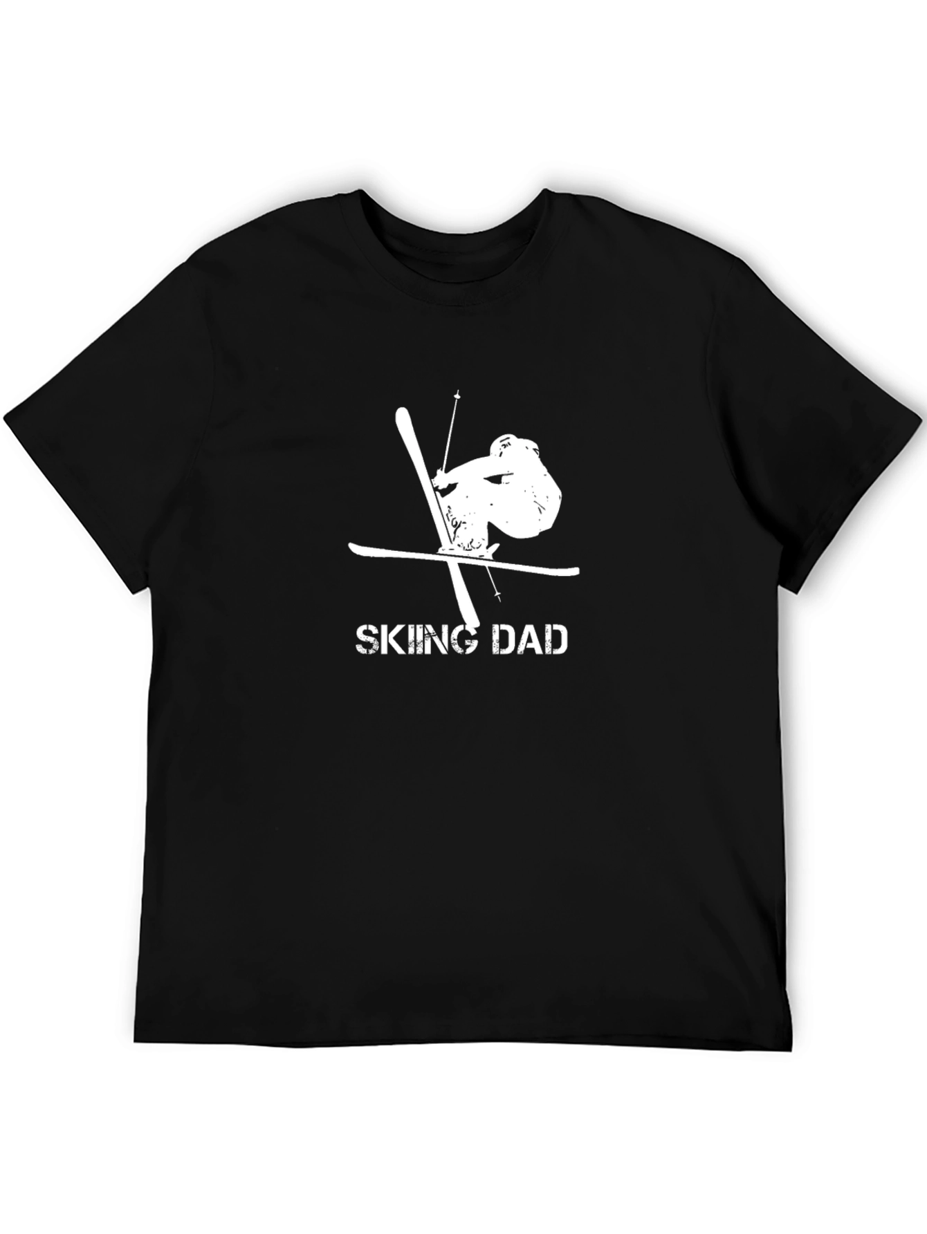 Skiing Dad Graphic T-Shirt - Perfect Gift