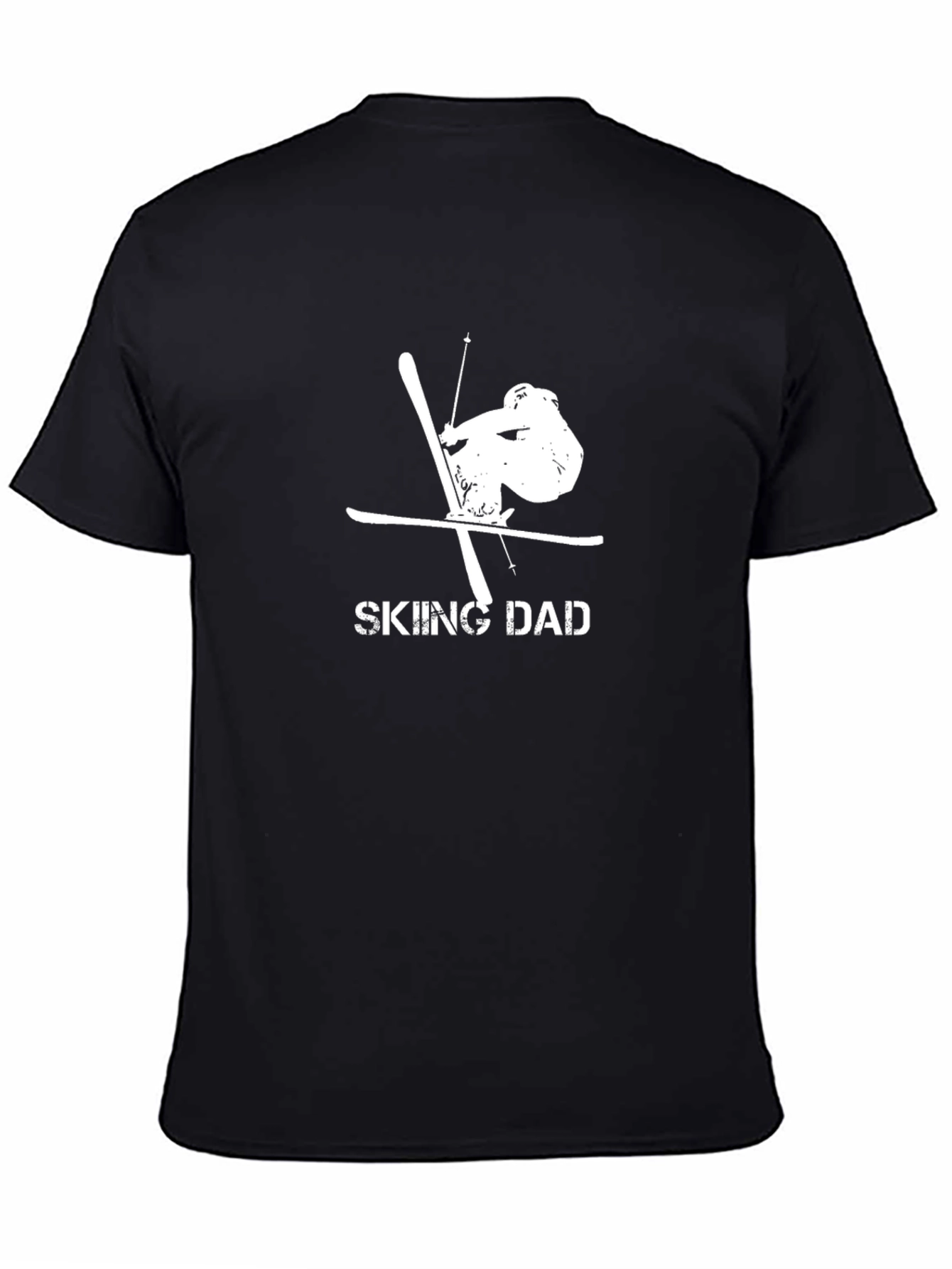 Skiing Dad Graphic T-Shirt - Perfect Gift