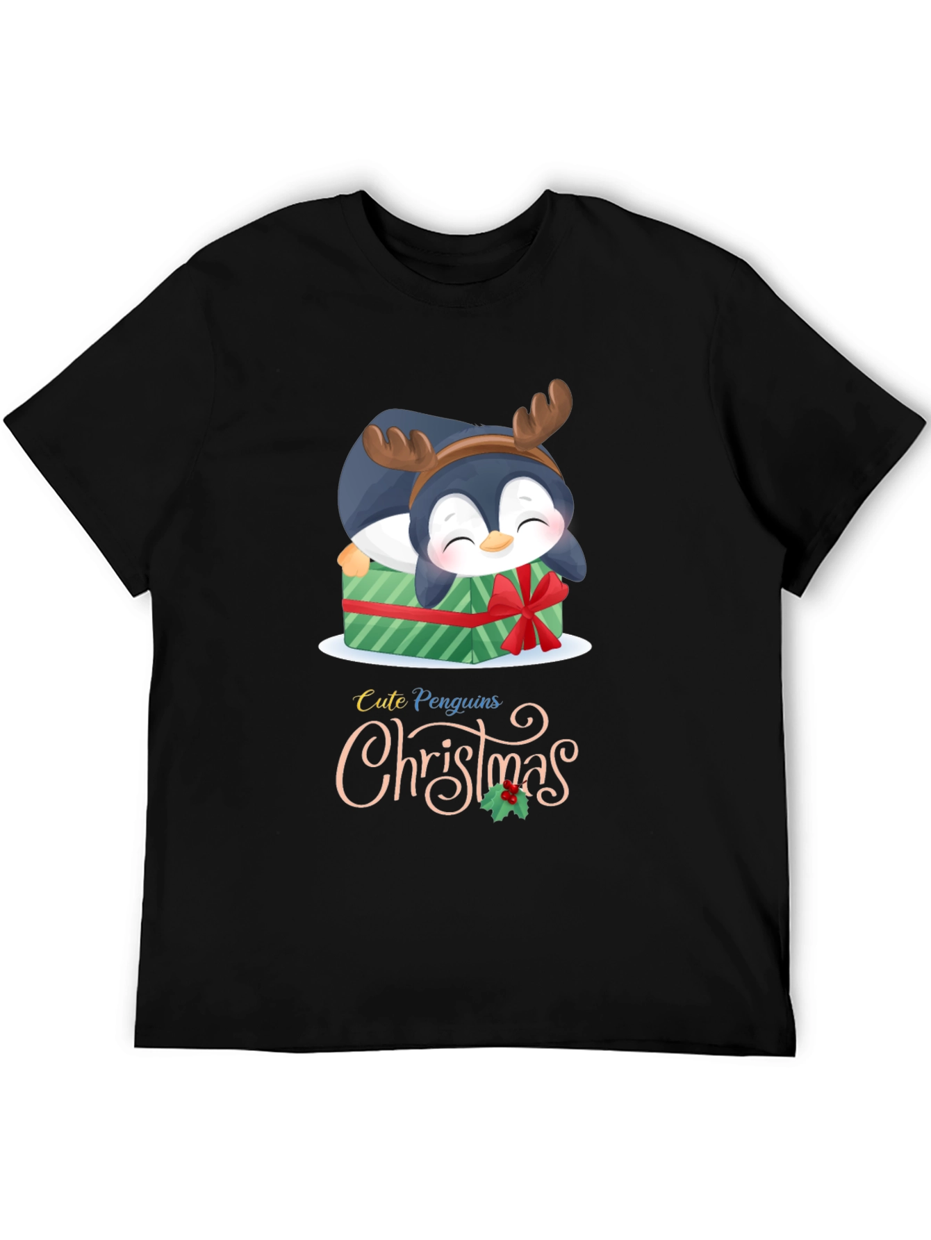 Cute Penguins Christmas T-Shirt