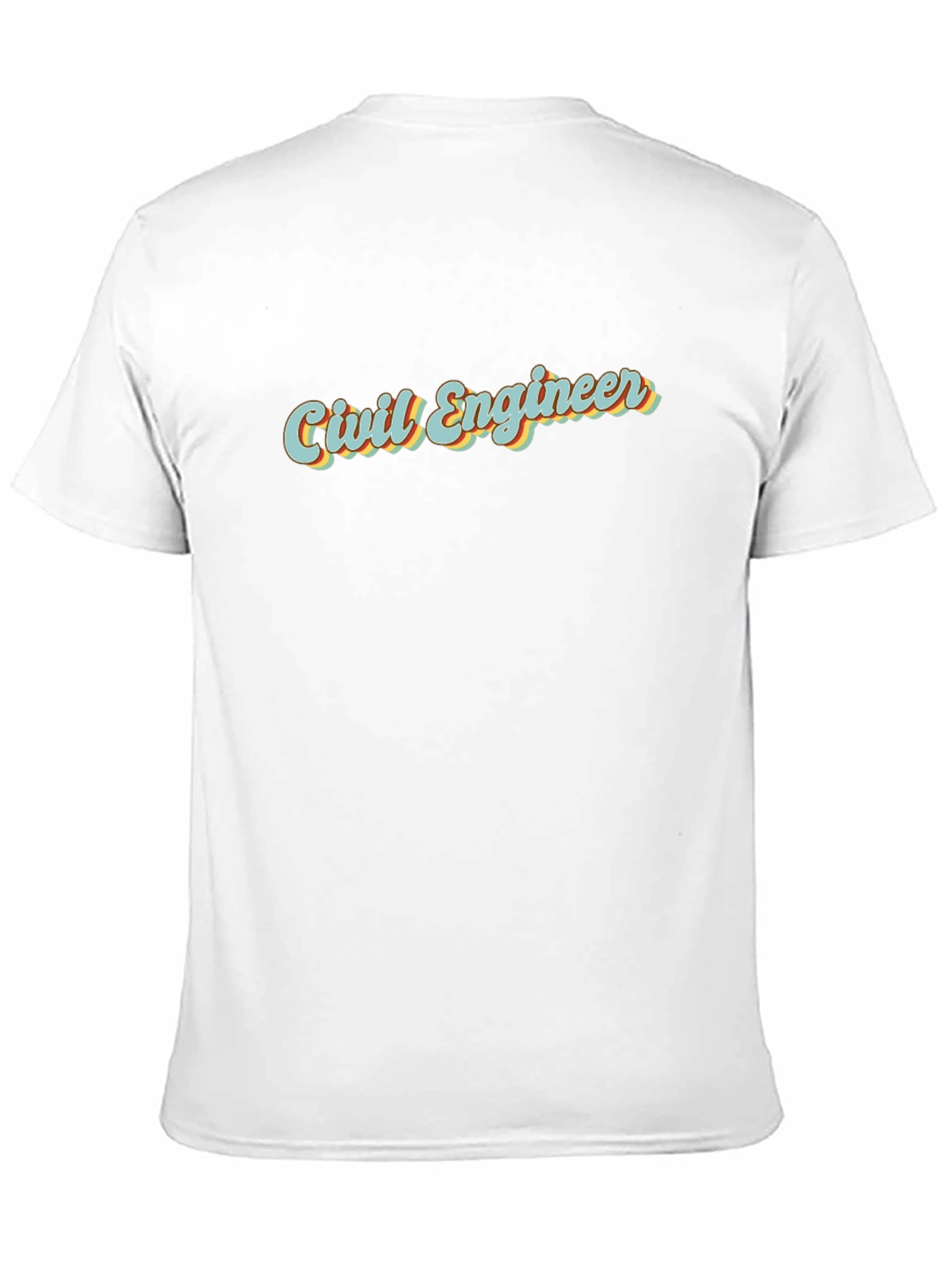 Civil Engineer Retro Graphic Tee - Black