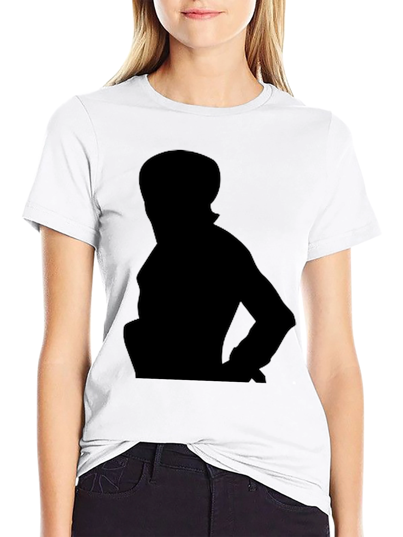 Silhouette Graphic Black T-Shirt
