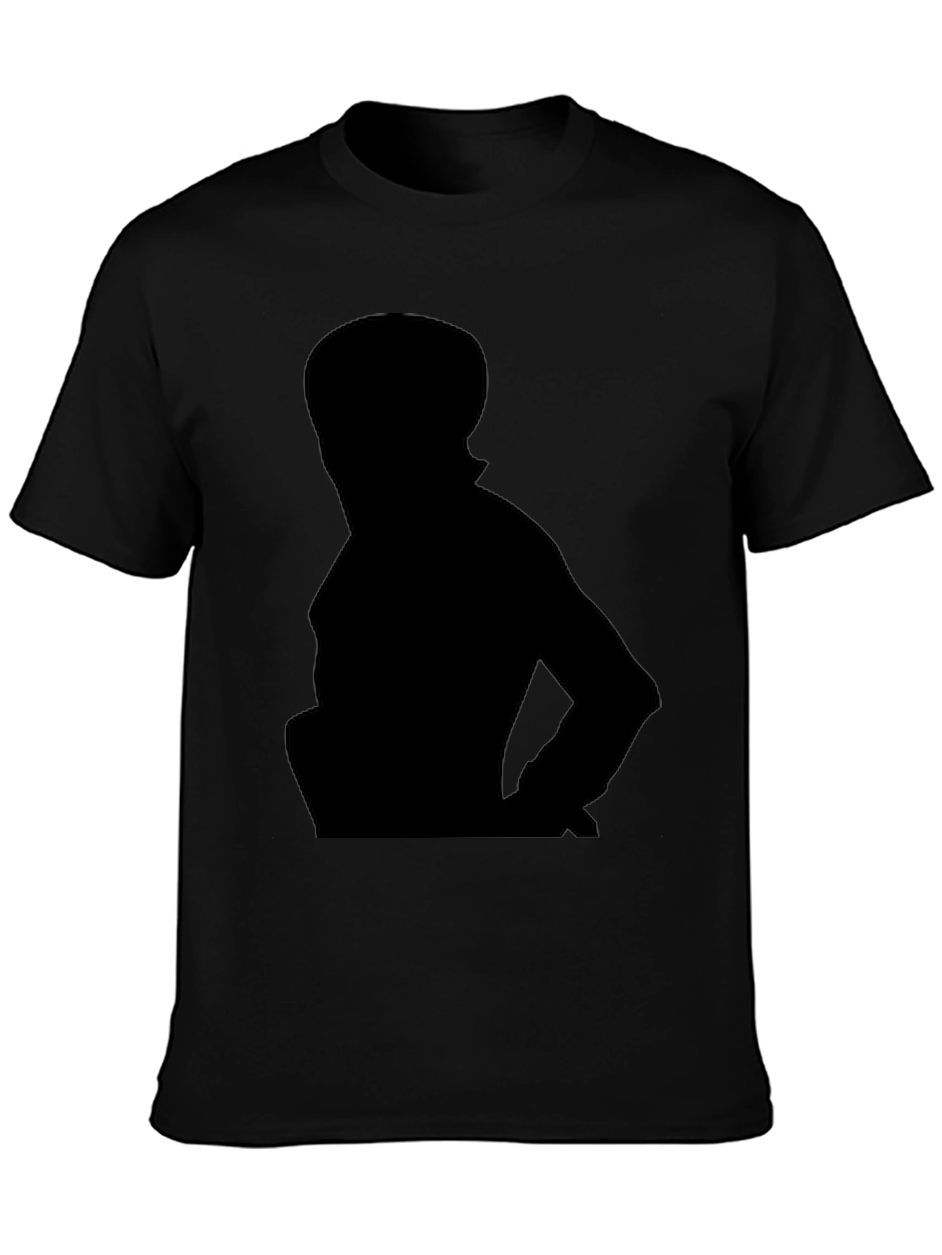 Silhouette Graphic Black T-Shirt