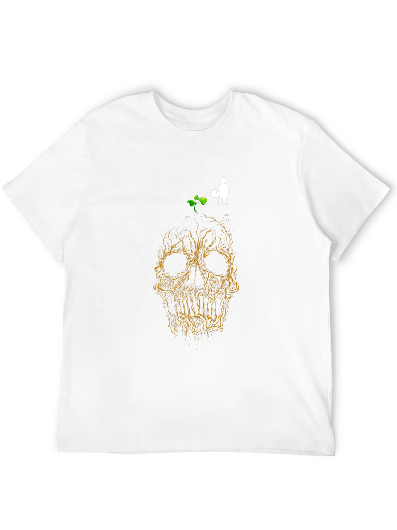 Skull & Sprout Graphic Tee - Mens Black T-Shirt
