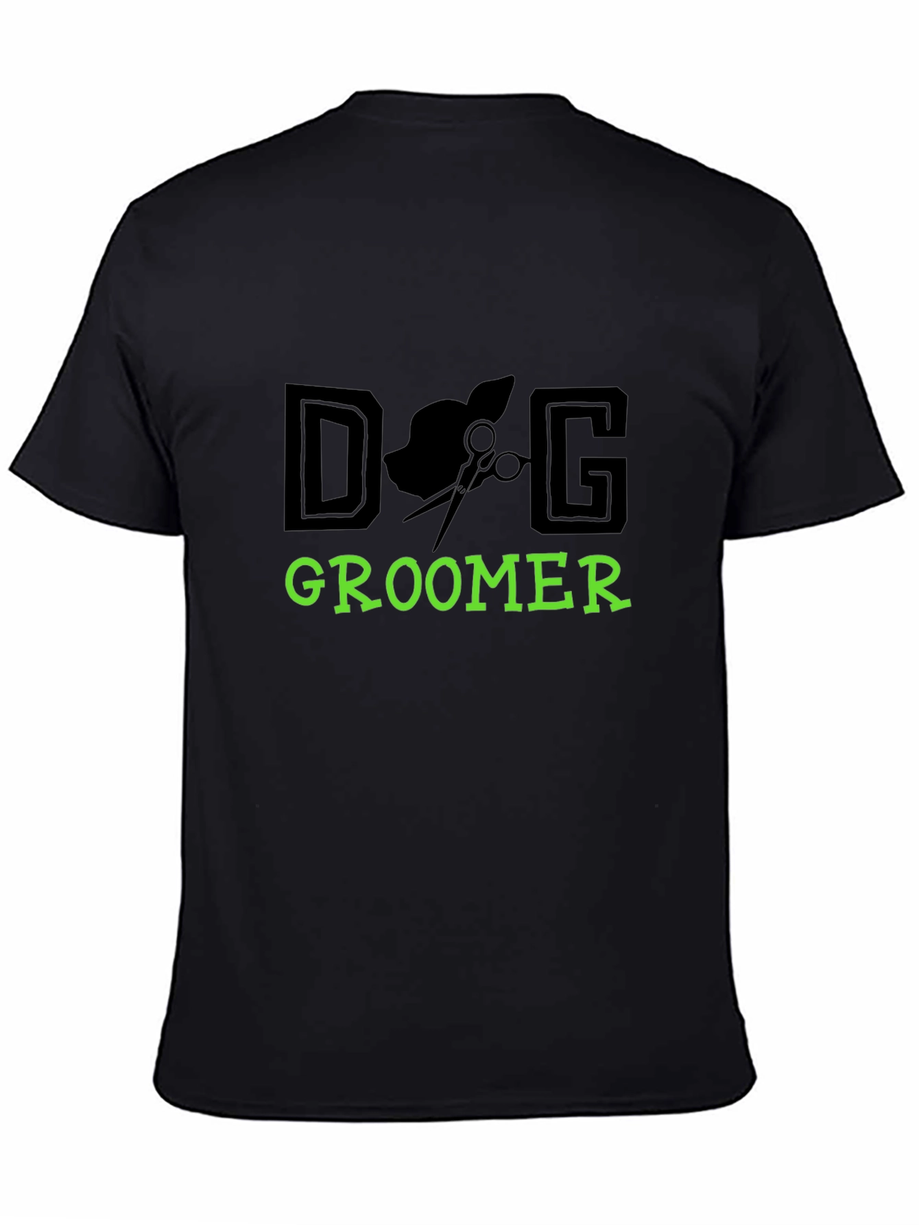 Dog Groomer Graphic Tee - Unisex Black T-Shirt