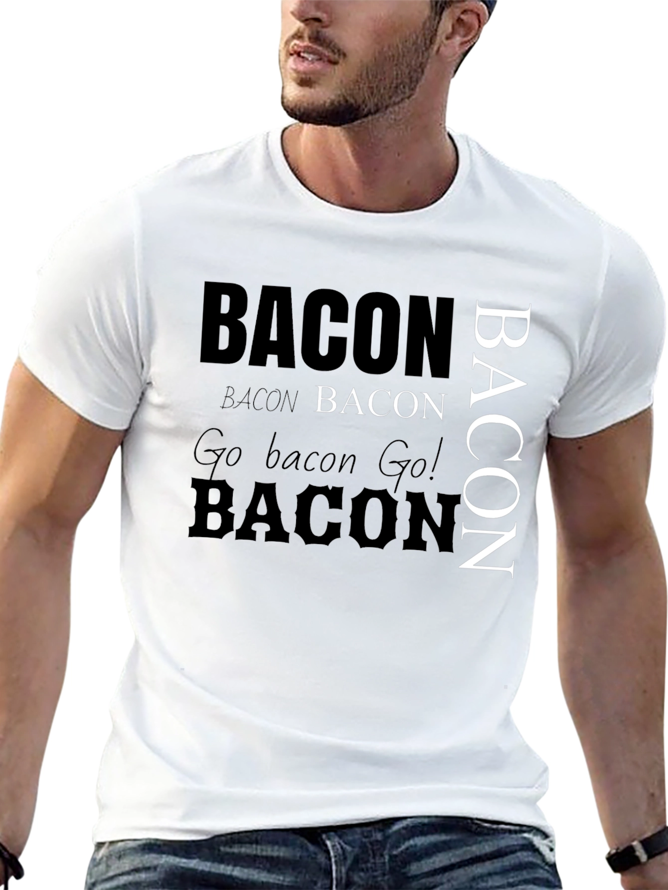 Bacon Lover T-Shirt - Novelty Graphic Tee