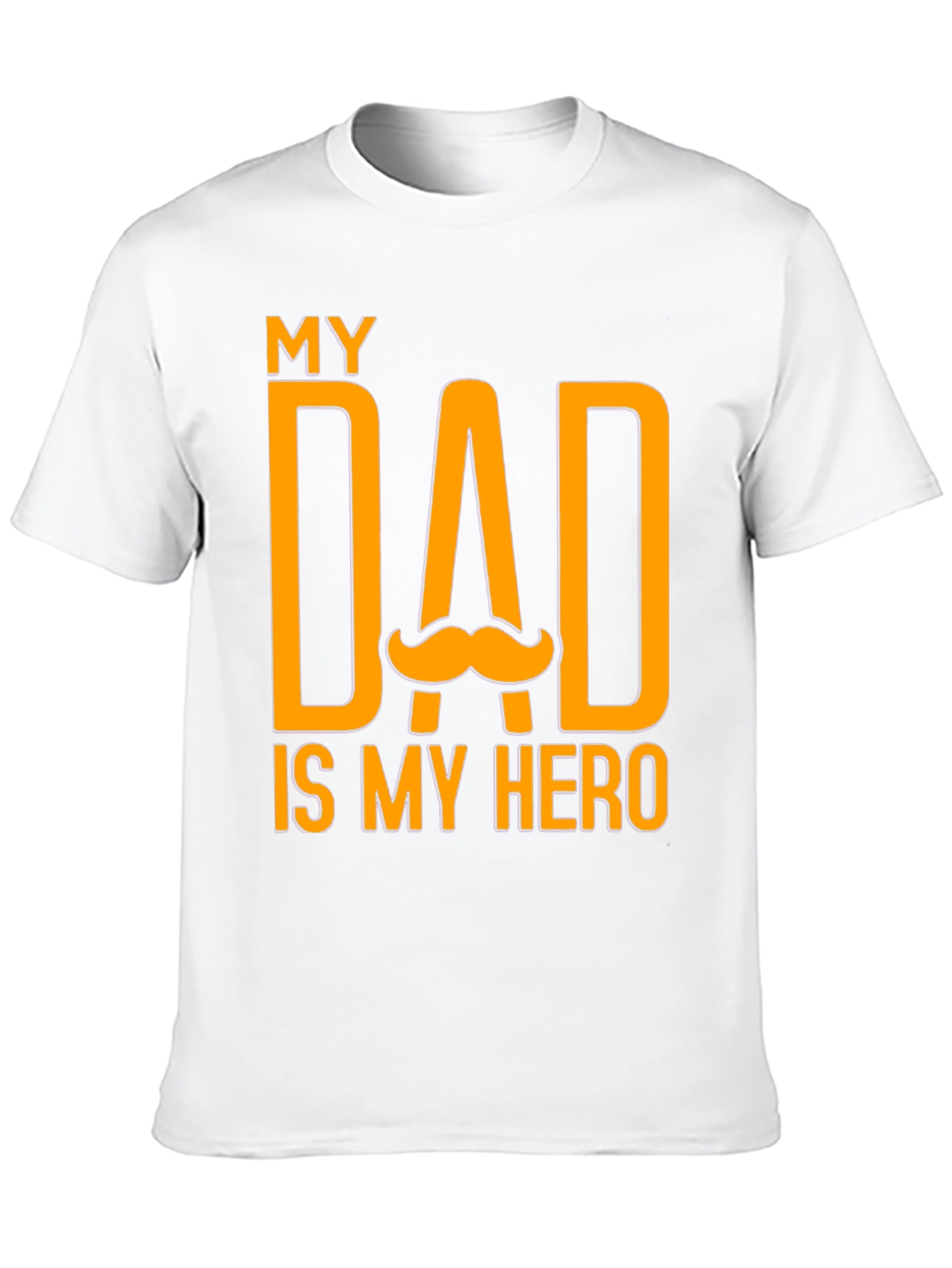 My Dad Is My Hero Black T-Shirt