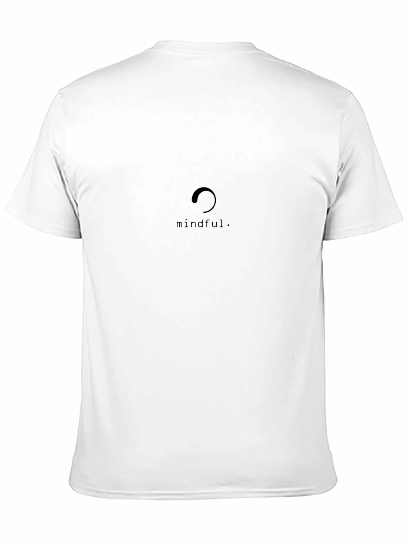 Mindful Black Tee - Zen Inspired Cotton T-Shirt