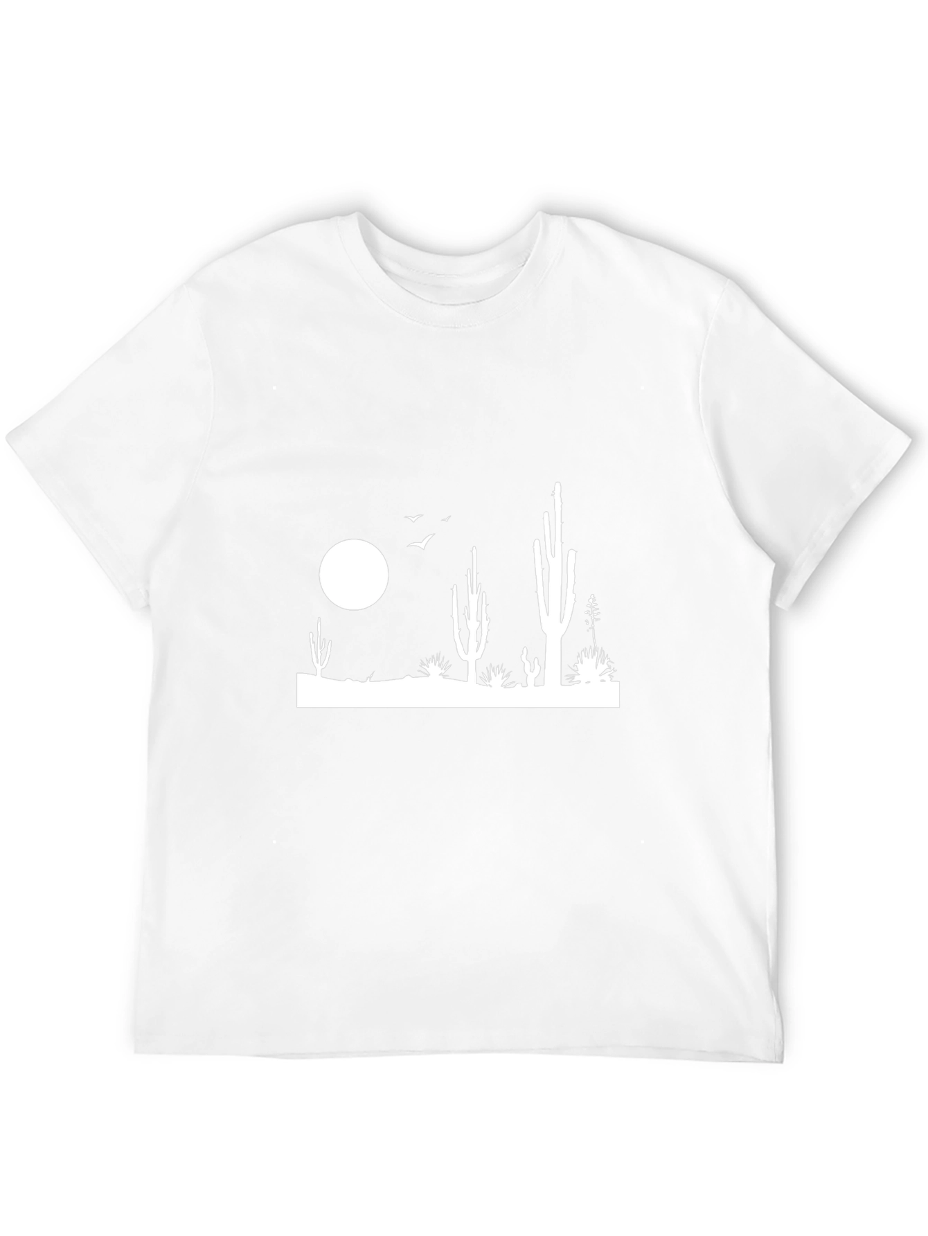 Cactus Silhouette Black T-Shirt