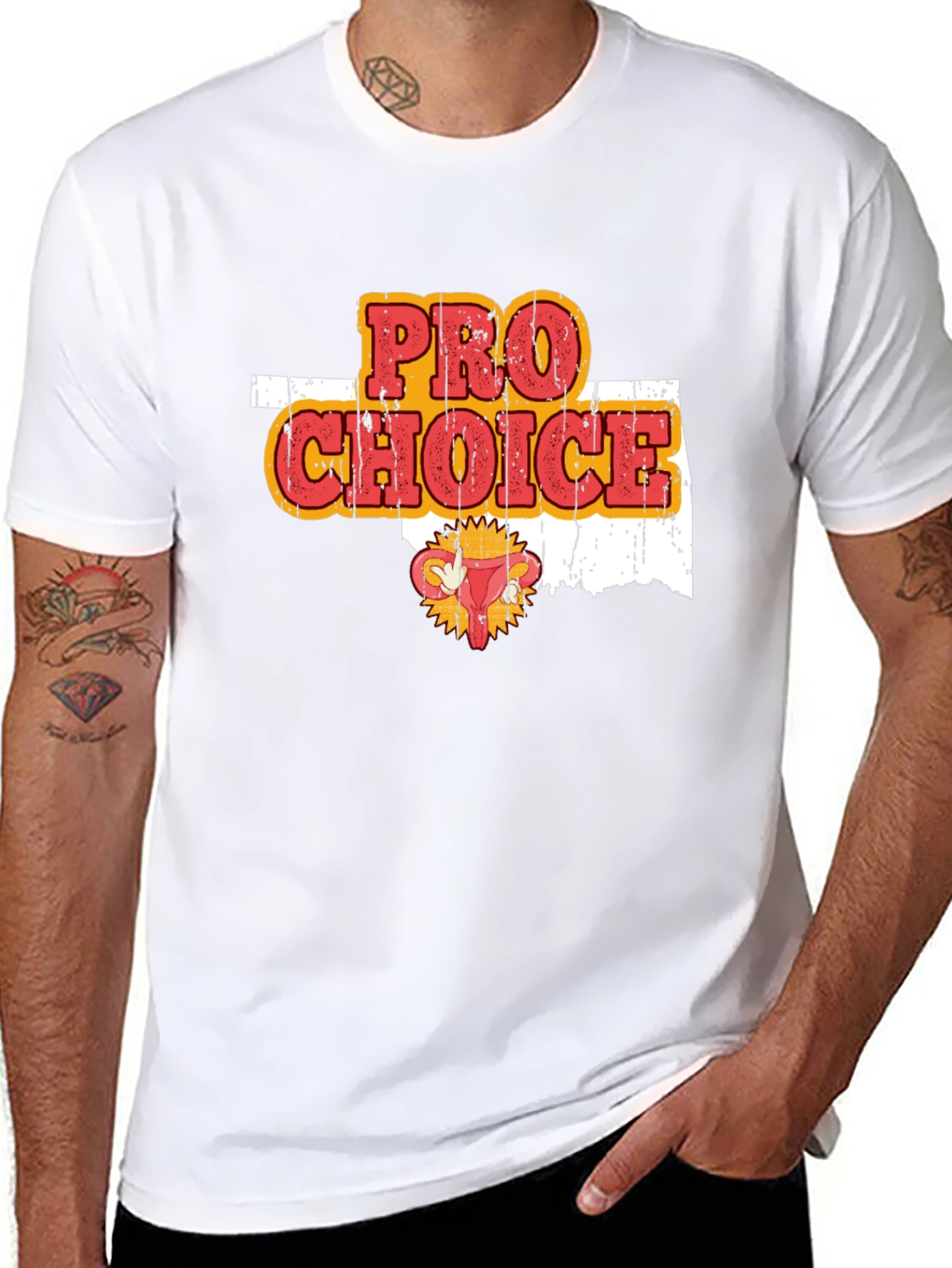Pro Choice Oklahoma Uterus T-Shirt