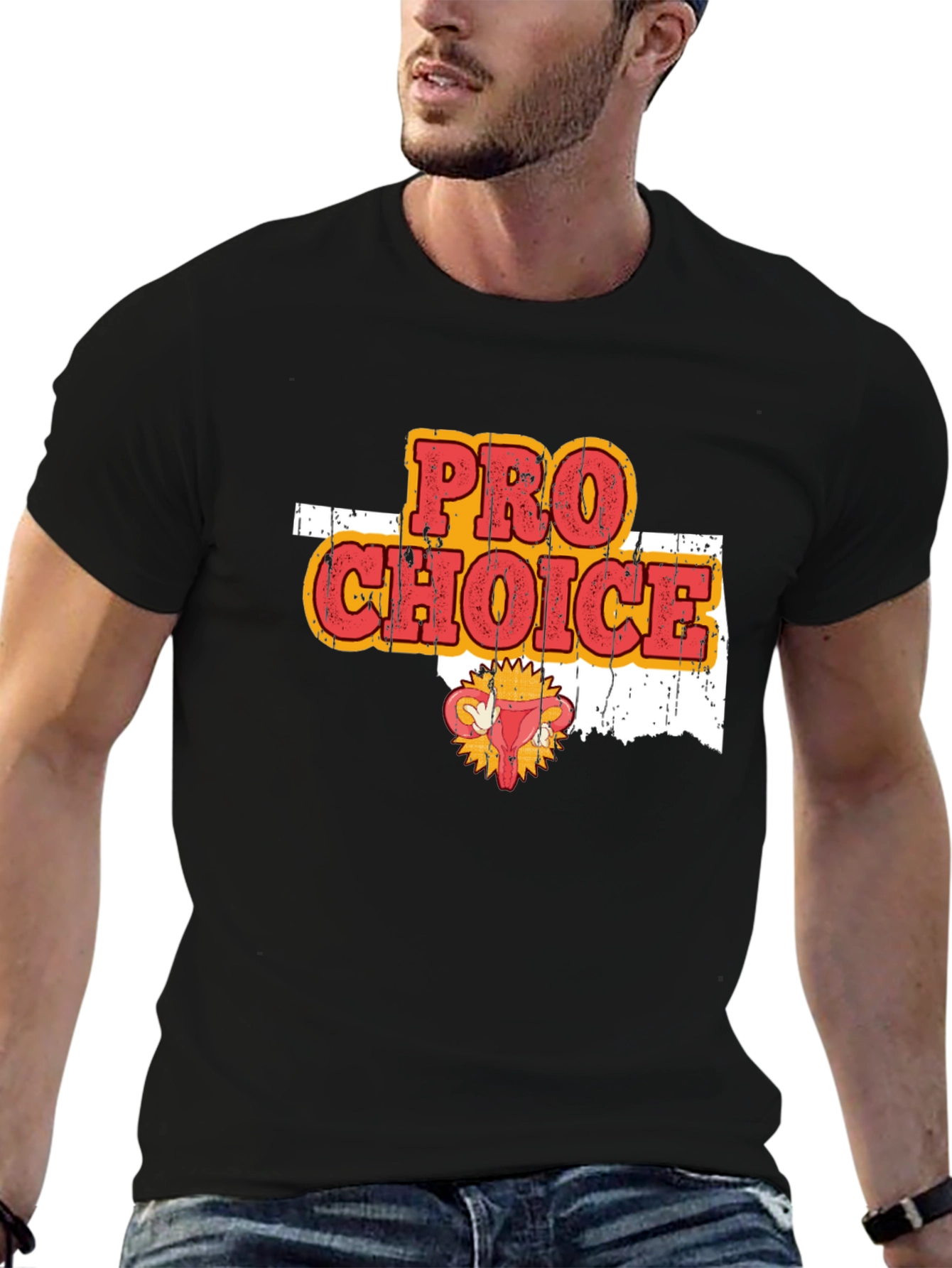 Pro Choice Oklahoma Uterus T-Shirt