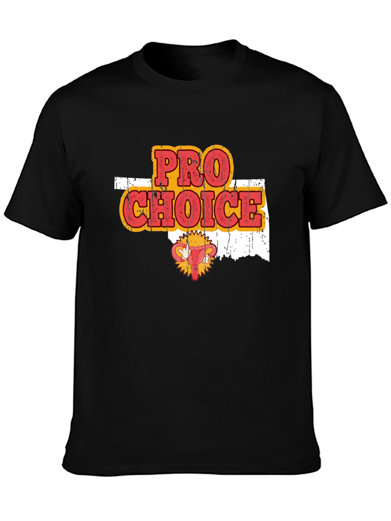Pro Choice Oklahoma Uterus T-Shirt