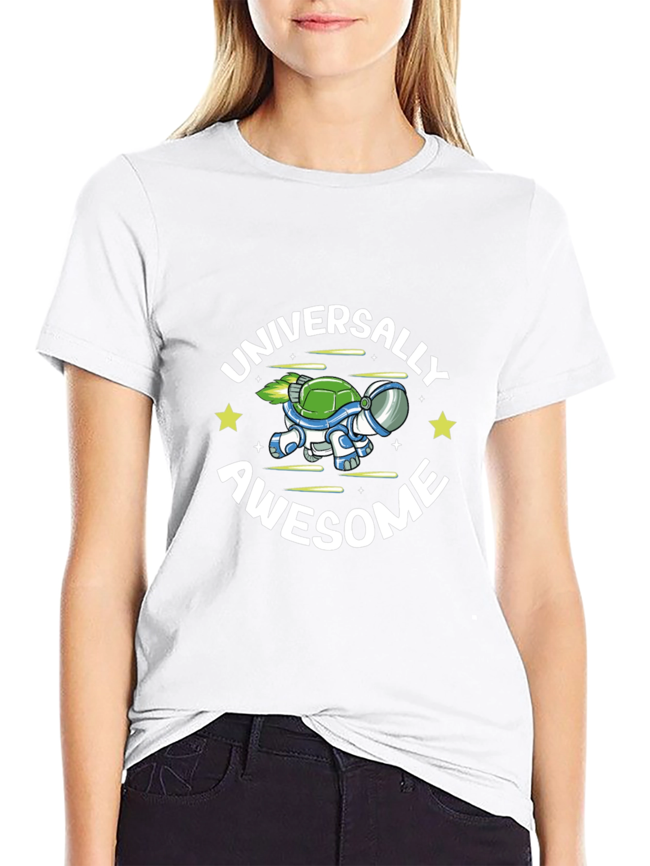Universally Awesome Turtle Space T-Shirt