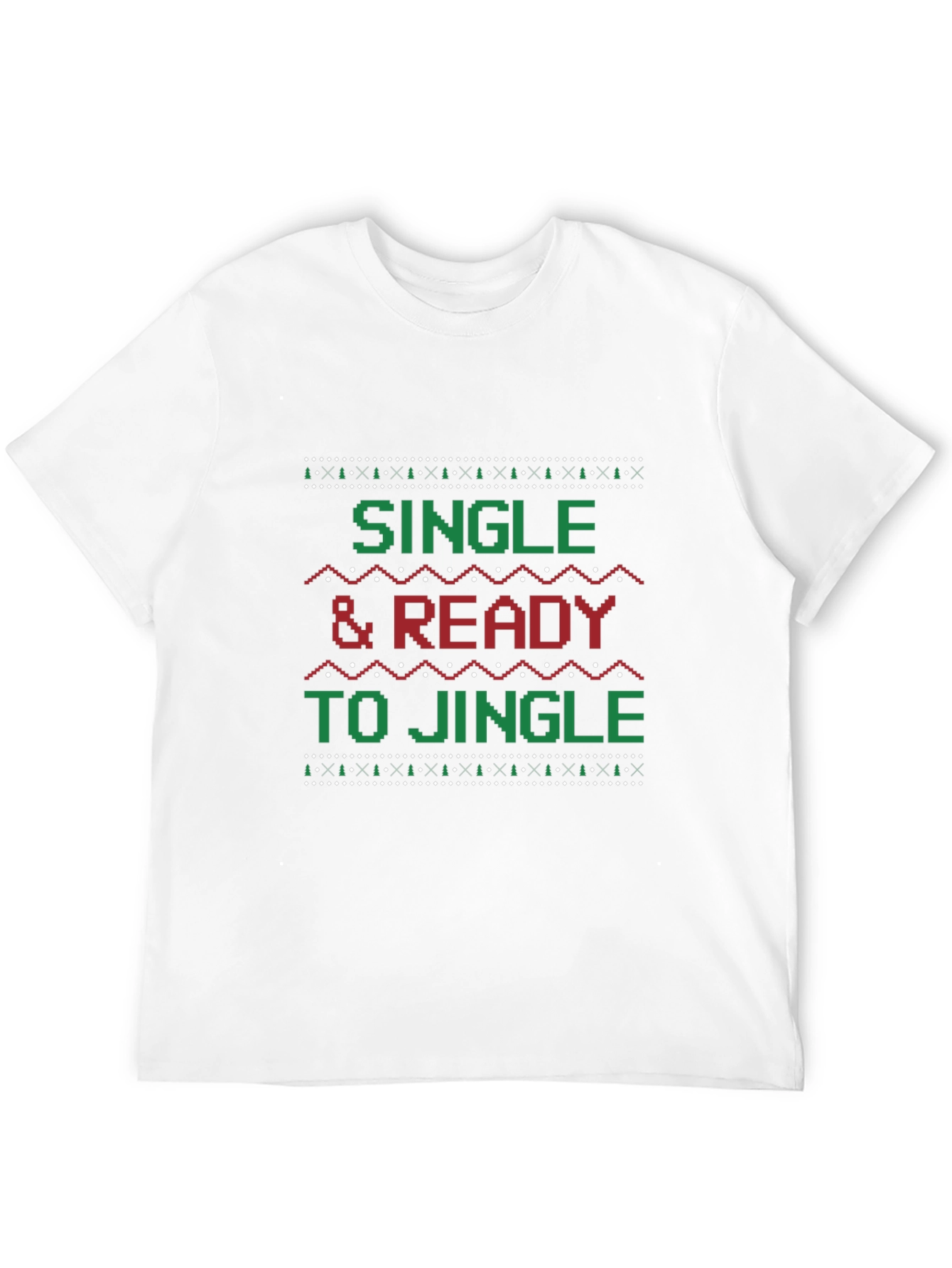 Single & Ready to Jingle Graphic Holiday T-Shirt