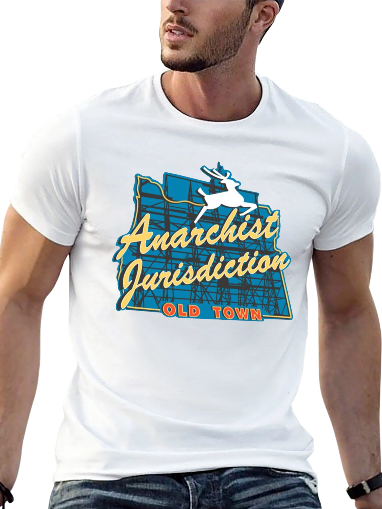 Anarchist Jurisdiction T-Shirt - Old Town Inspired Design