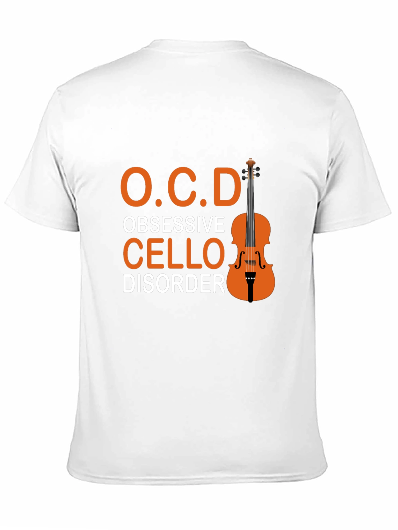 Obsessive Cello Disorder T-Shirt Music Lover Tee