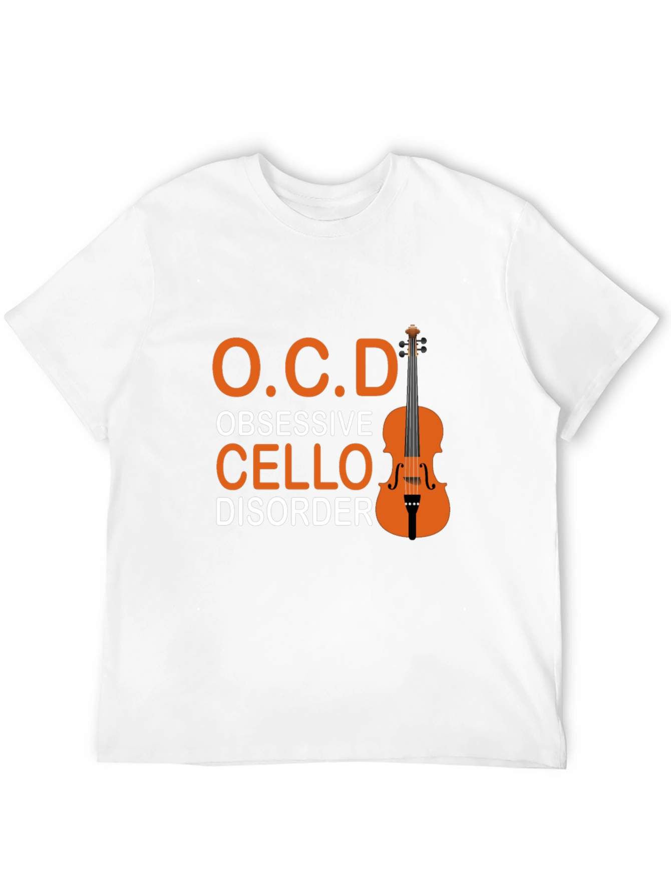 Obsessive Cello Disorder T-Shirt Music Lover Tee