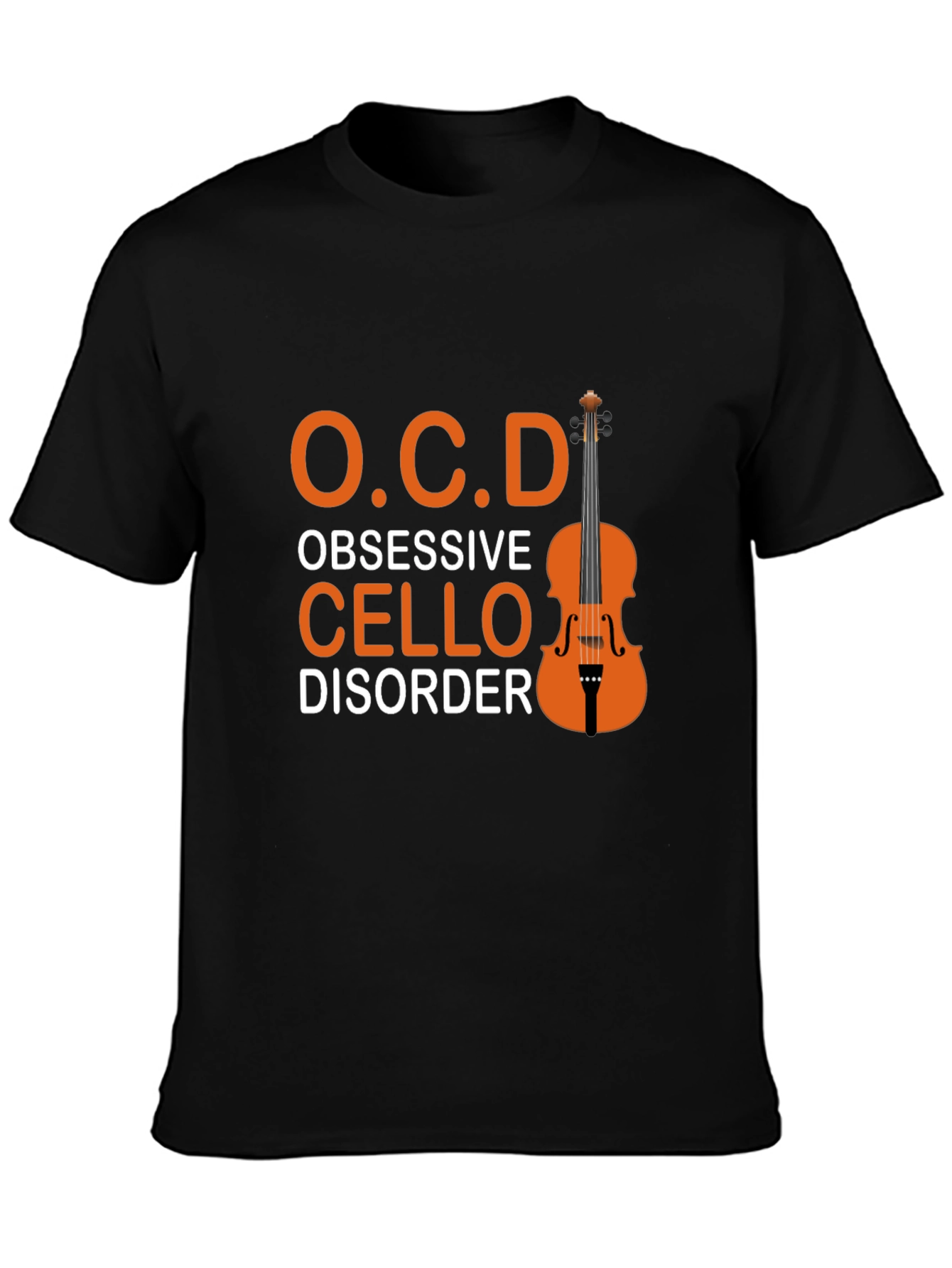 Obsessive Cello Disorder T-Shirt Music Lover Tee