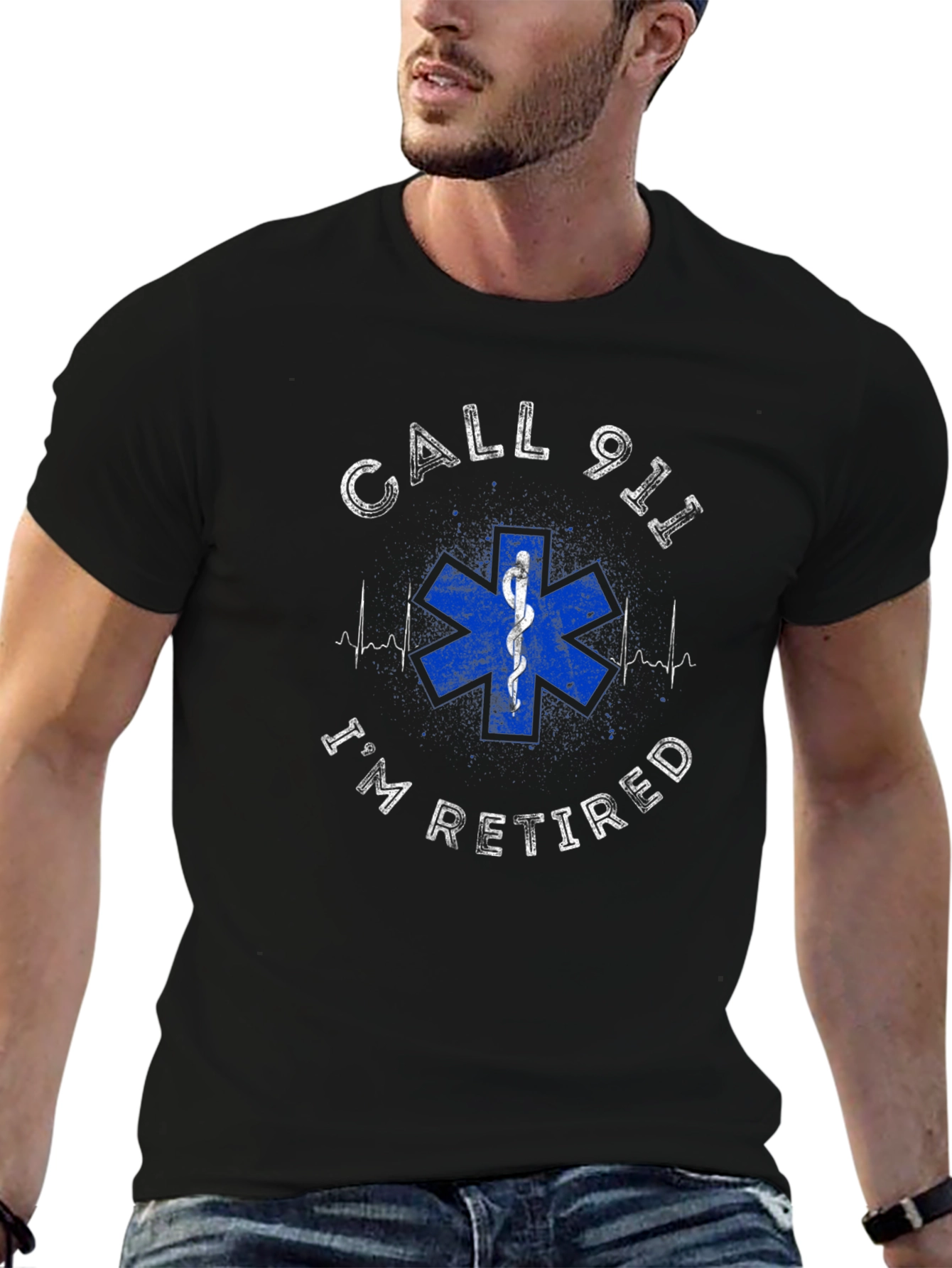 Retired EMT Graphic T-Shirt