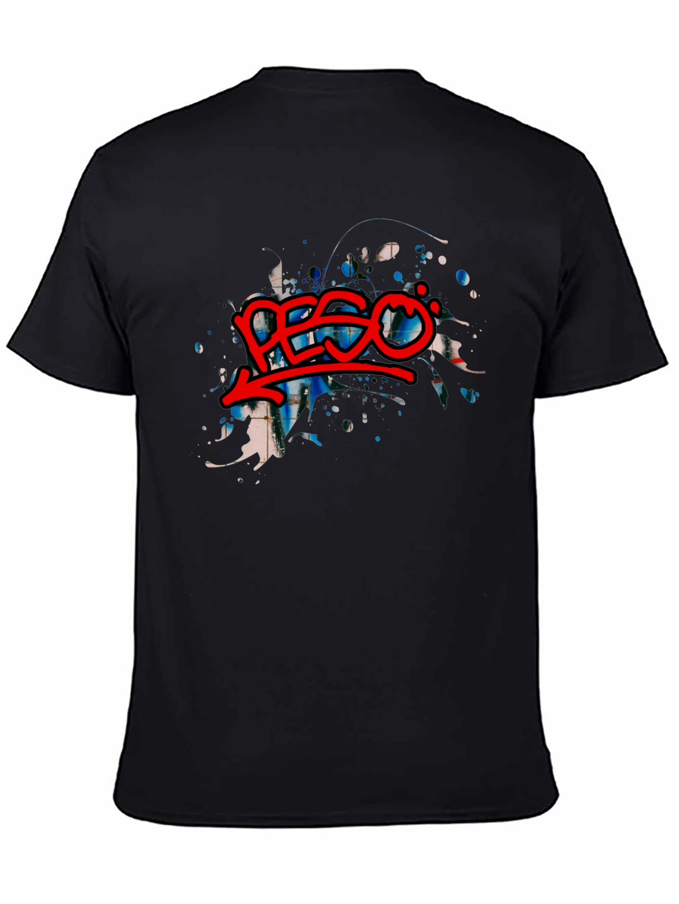 Abstract Graphic Tee - Edgy Streetwear
