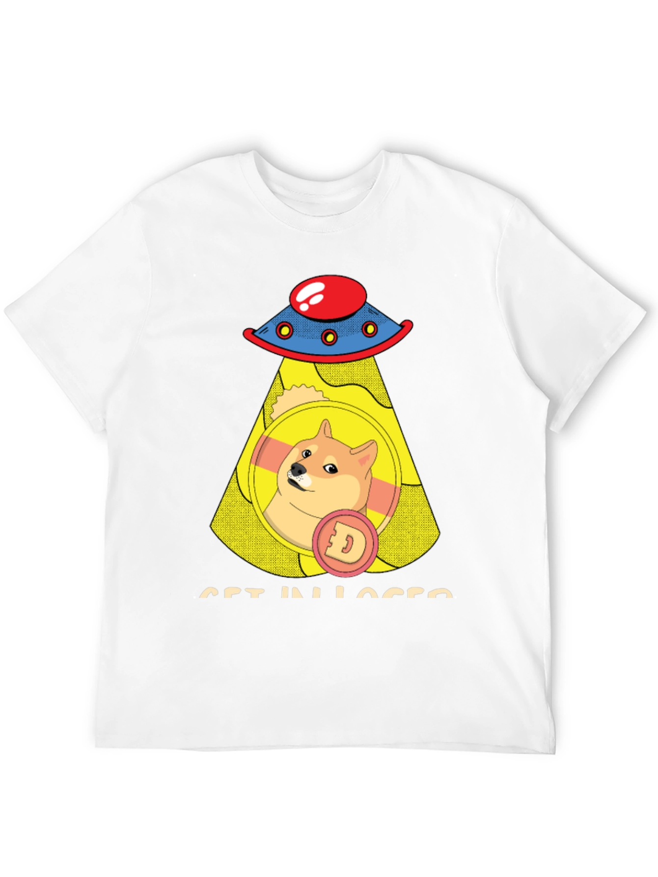 Doge UFO T-Shirt - Get In Losers