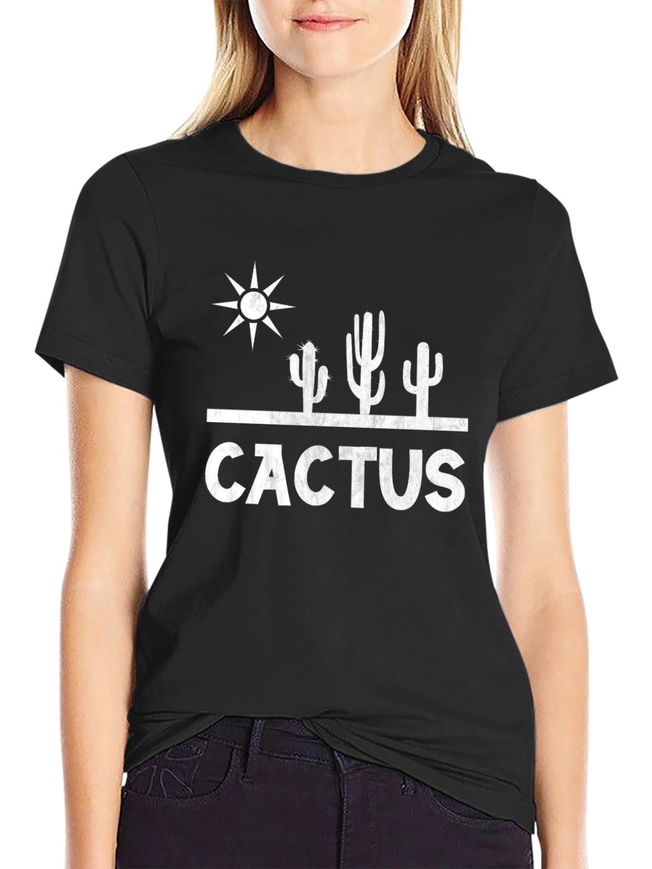 Cactus Graphic T-Shirt - Desert Vibes