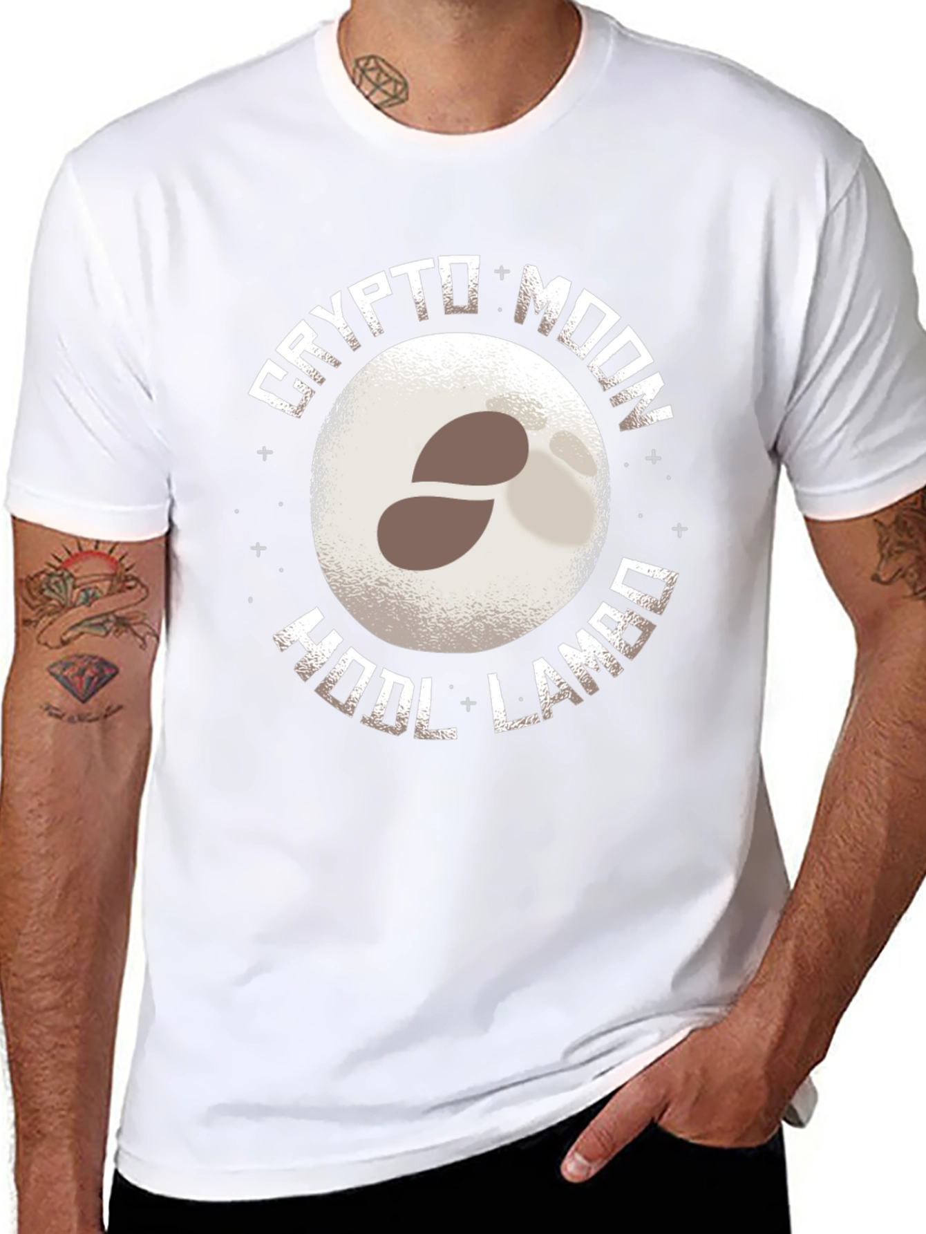 Crypto Moon HODL LAMBO T-Shirt