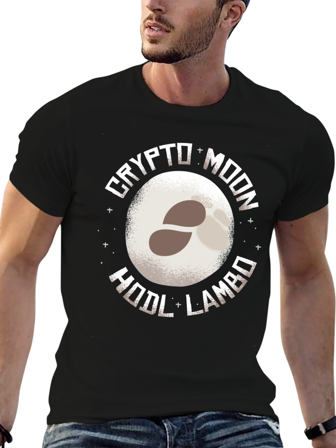 Crypto Moon HODL LAMBO T-Shirt