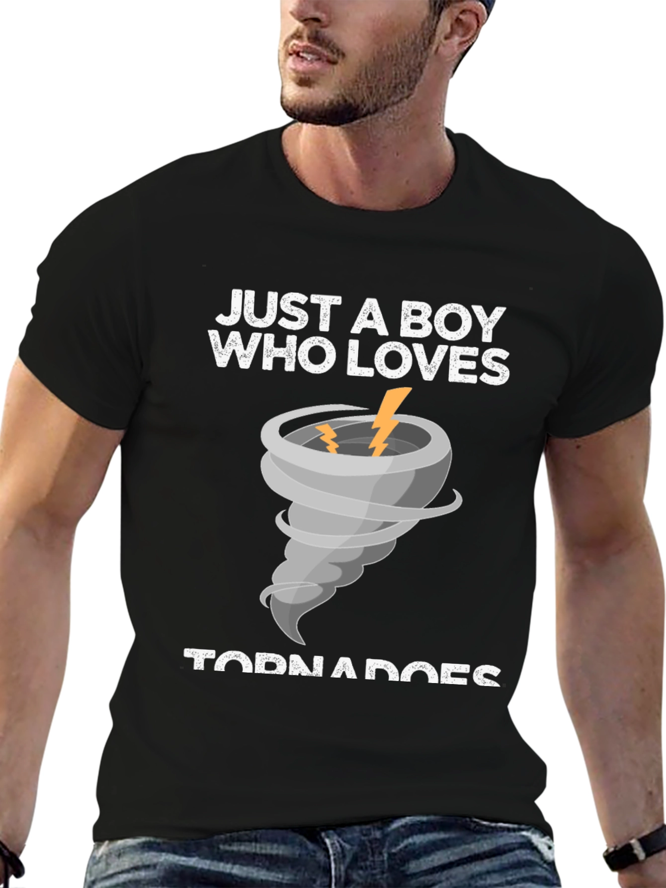 Just A Boy Who Loves Tornadoes T-Shirt