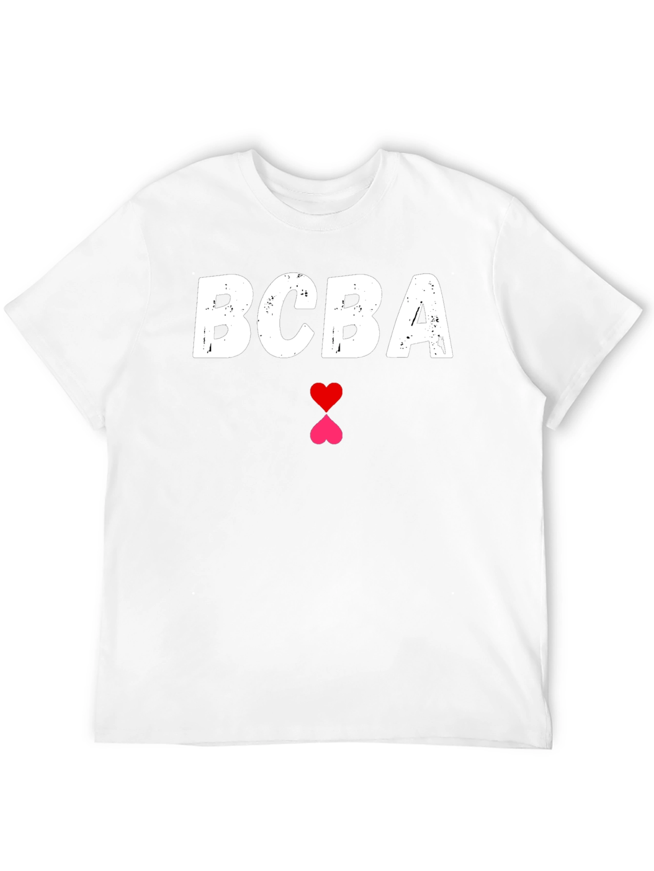 BCBA Heart Graphic T-Shirt - Casual Style