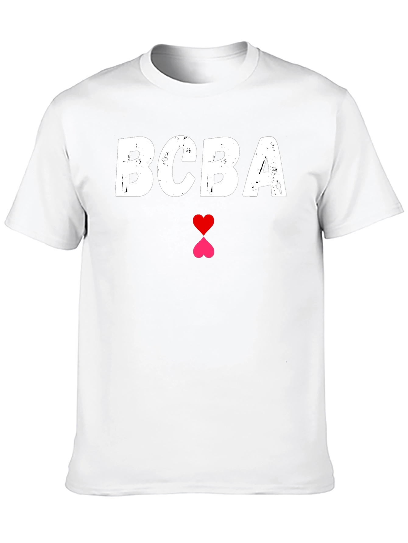 BCBA Heart Graphic T-Shirt - Casual Style