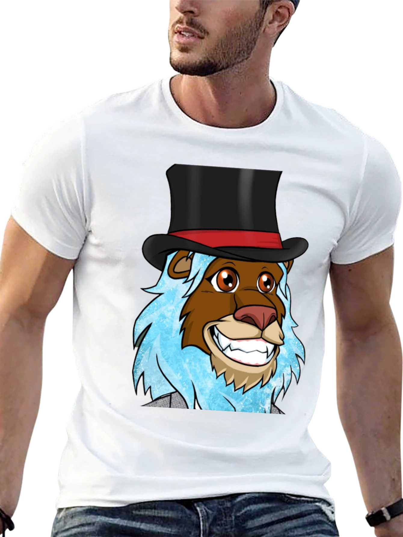 Lion Magician Graphic T-Shirt