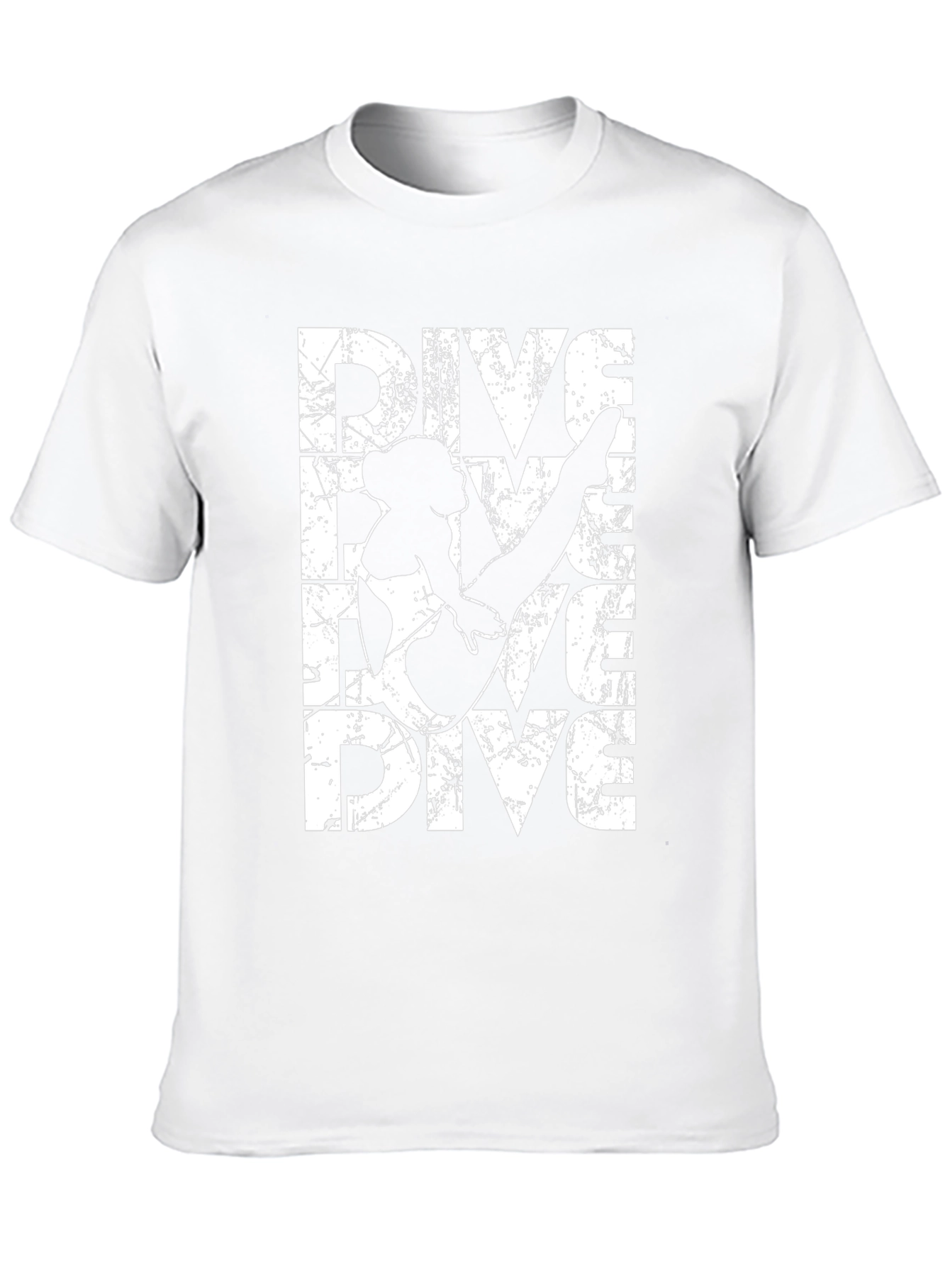 Dive Graphic Tee - Black Cotton T-Shirt